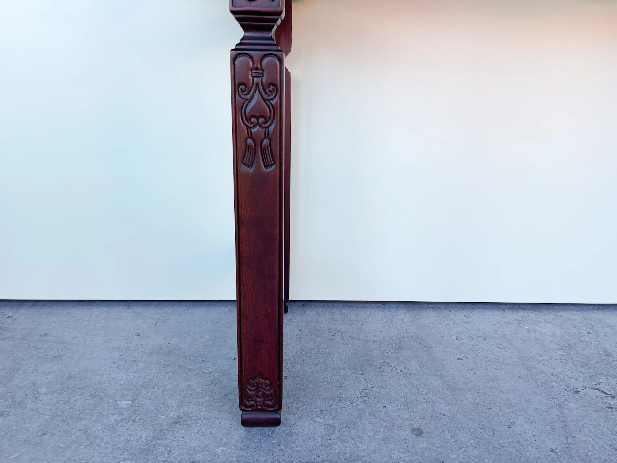Kips Bay Show House Painted 1960s Rosewood Console Table - Image 15
