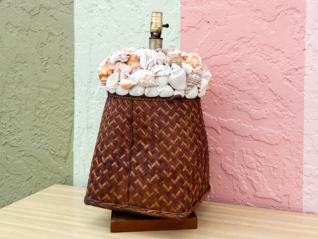 Shell Chic Basket Lamp - Image 7