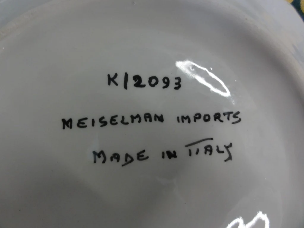 8 Italian Meiselma k/ 2093 Imports Daisy Plates - Image 7