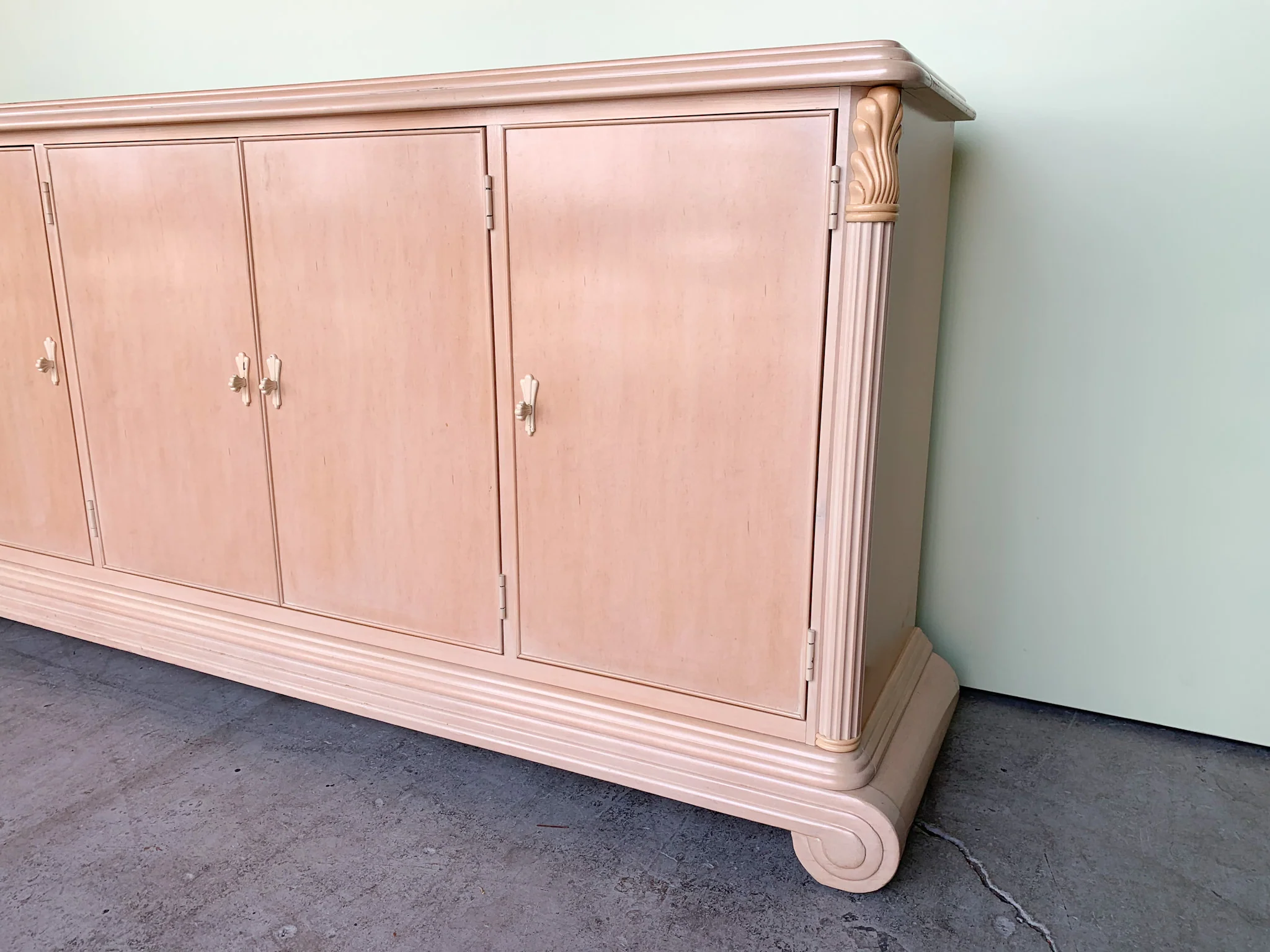 Art Deco Chic Shell Credenza - Image 2