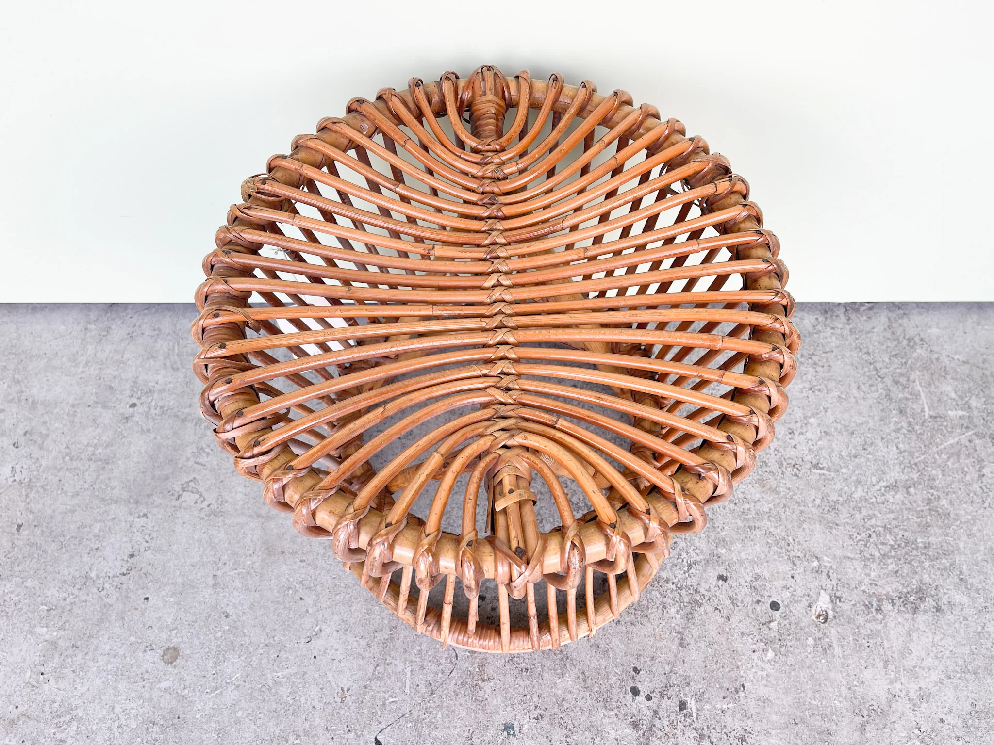 Albini Style Rattan Side Table - Image 2