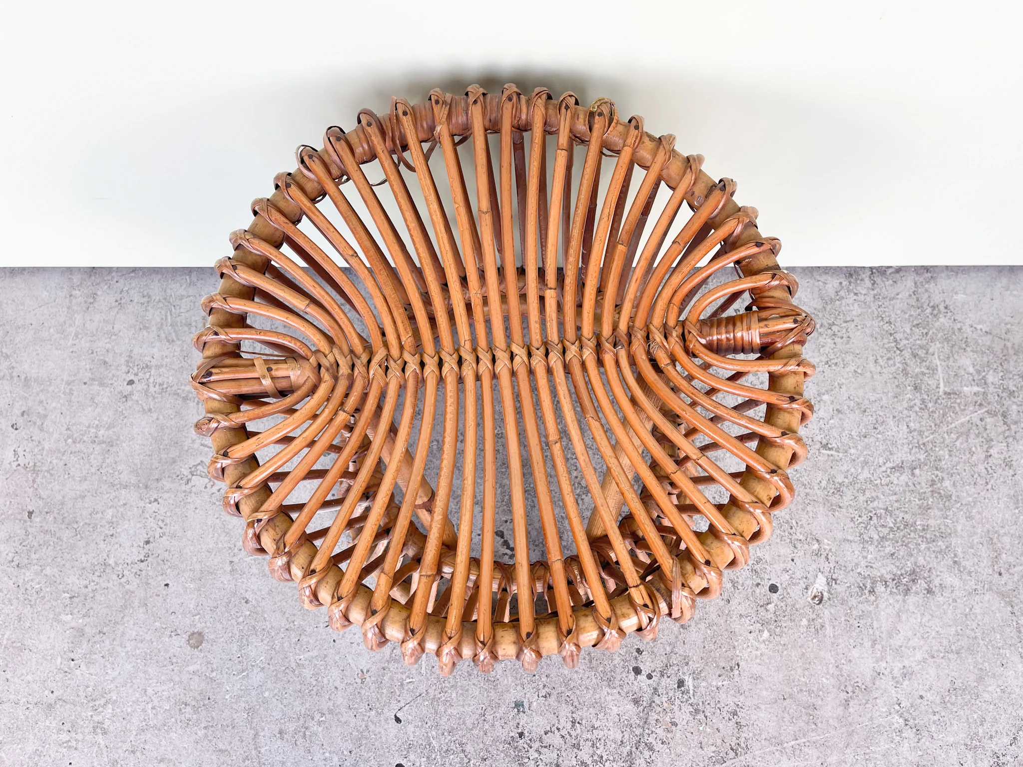 Albini Style Rattan Side Table - Image 3