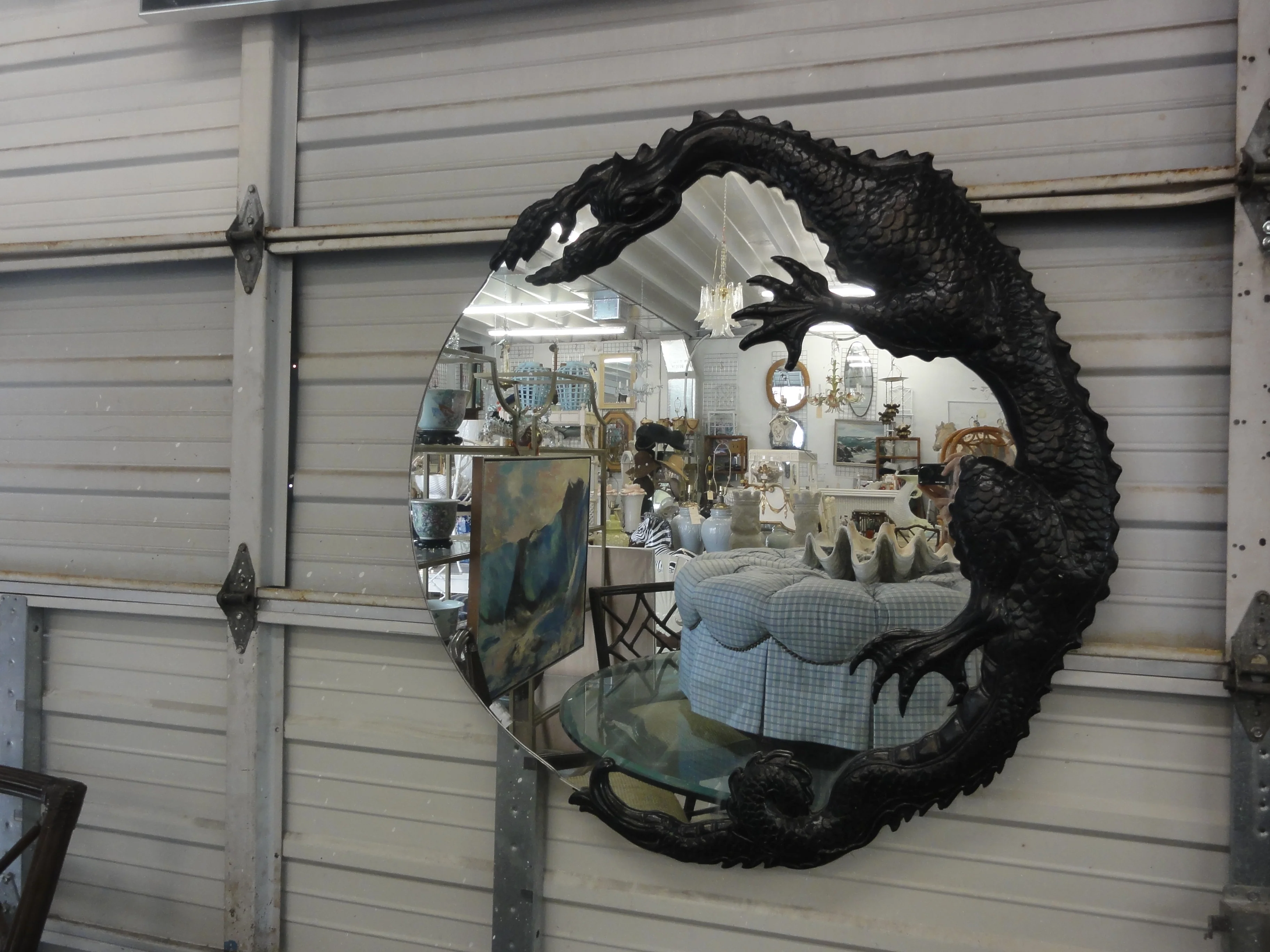 Asian Inspired Dragon Mirror - Image 2