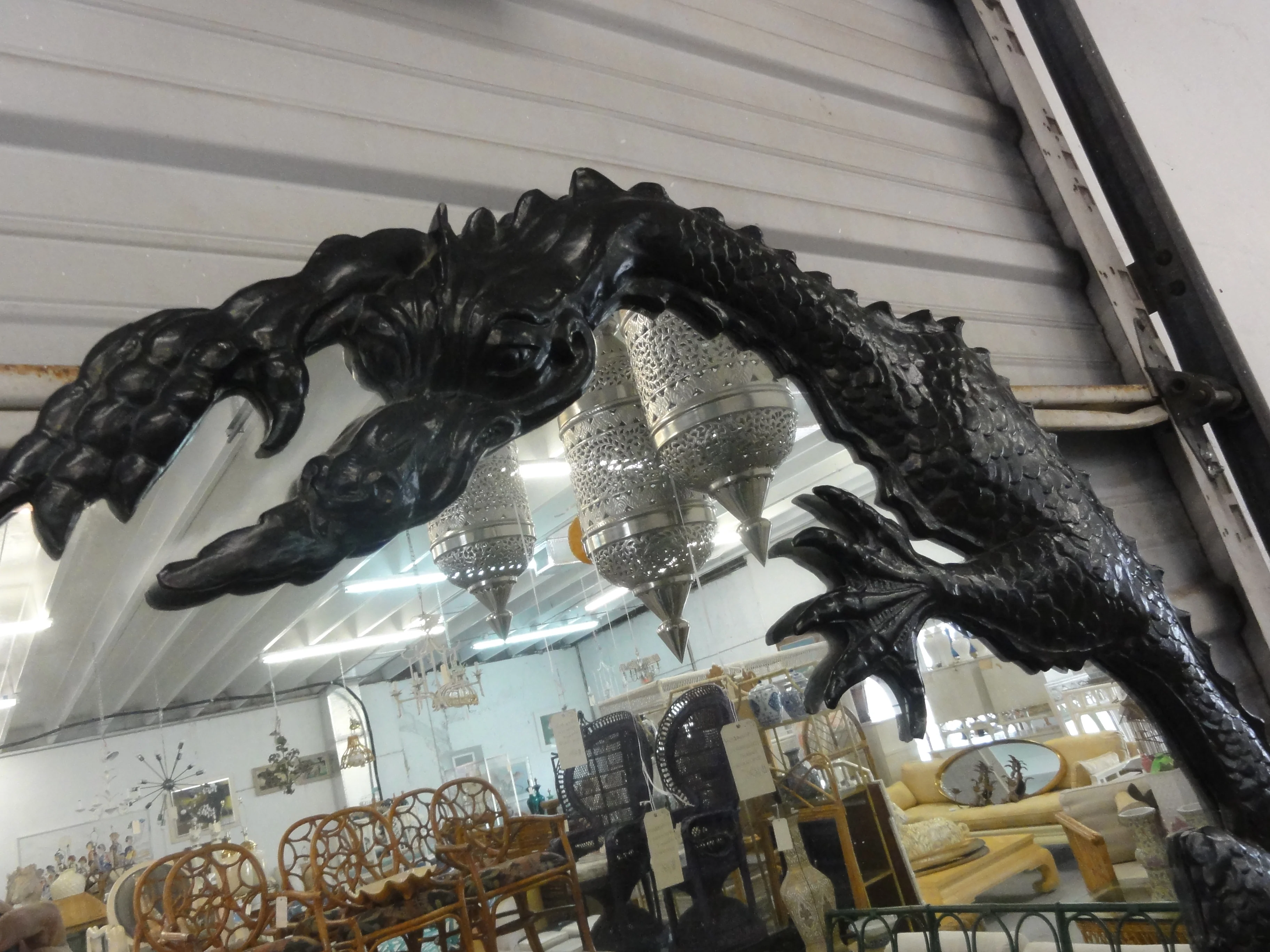 Asian Inspired Dragon Mirror - Image 4