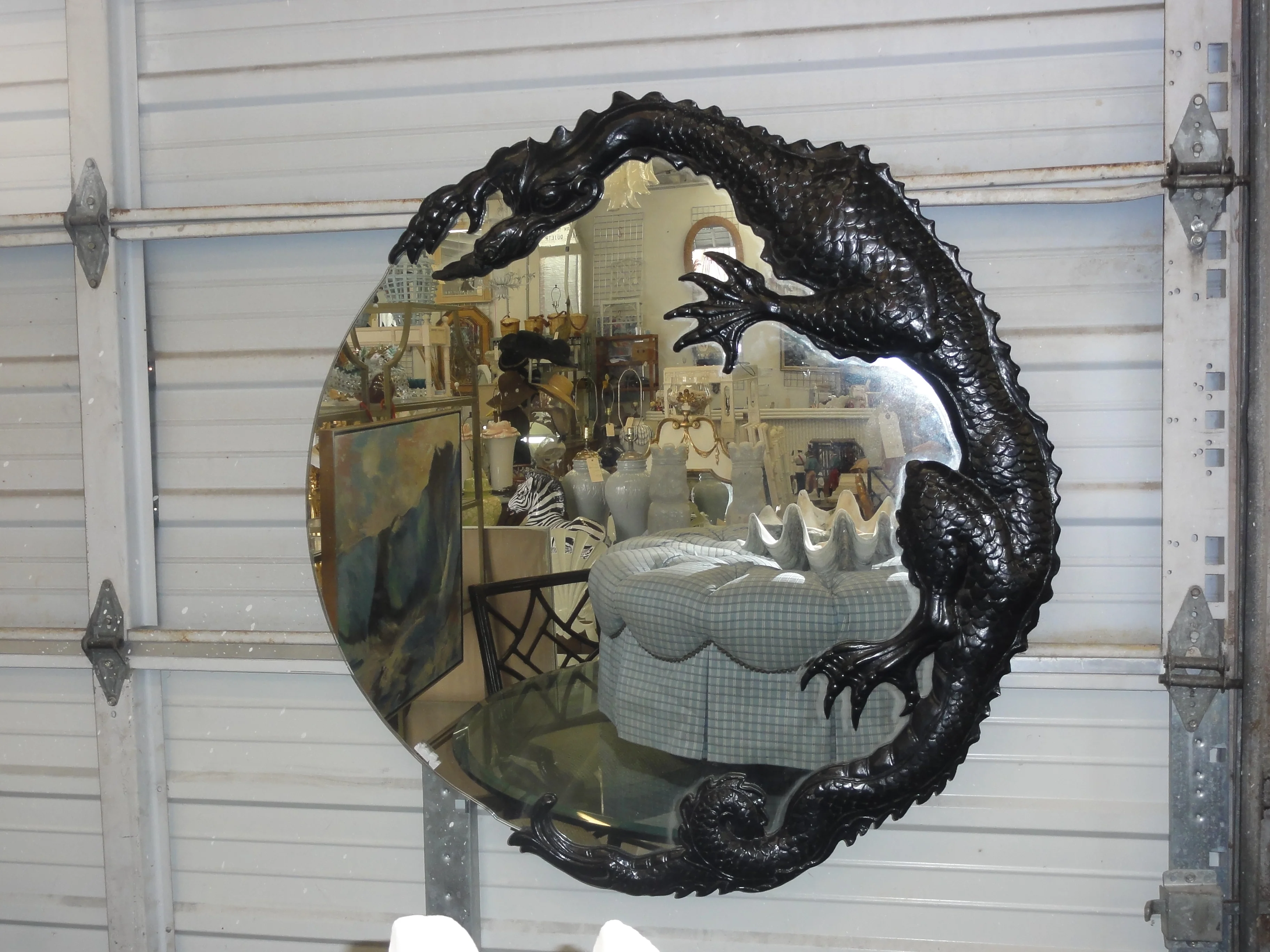 Asian Inspired Dragon Mirror - Image 5