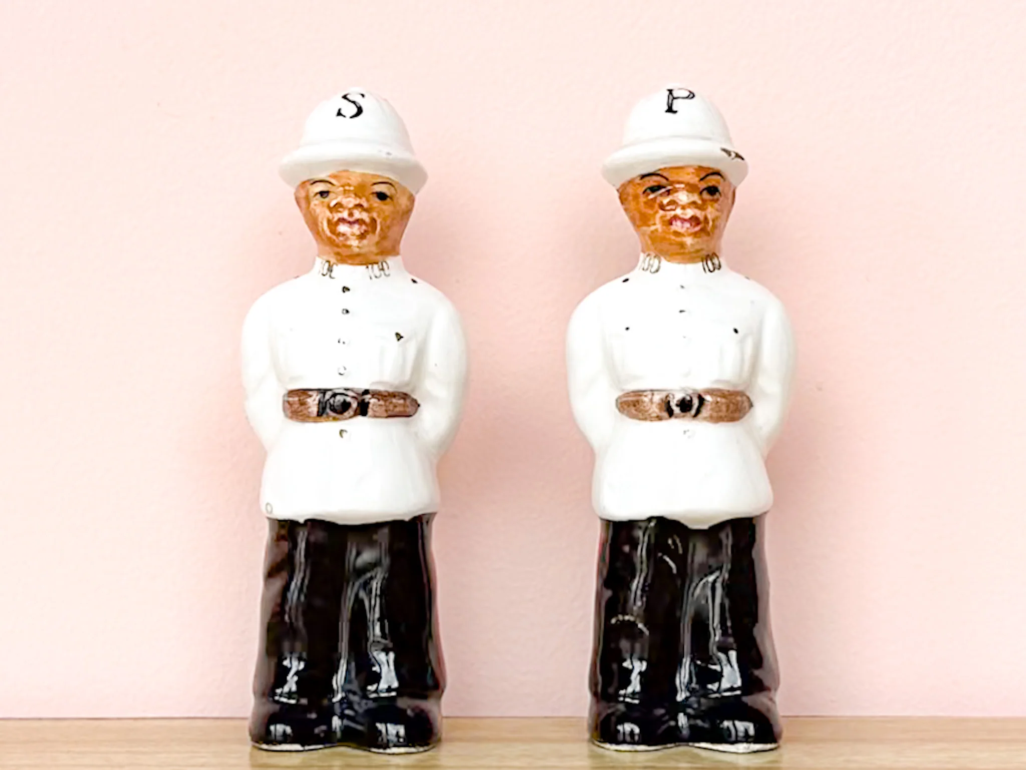 Bahamian Police Salt and Pepper Set