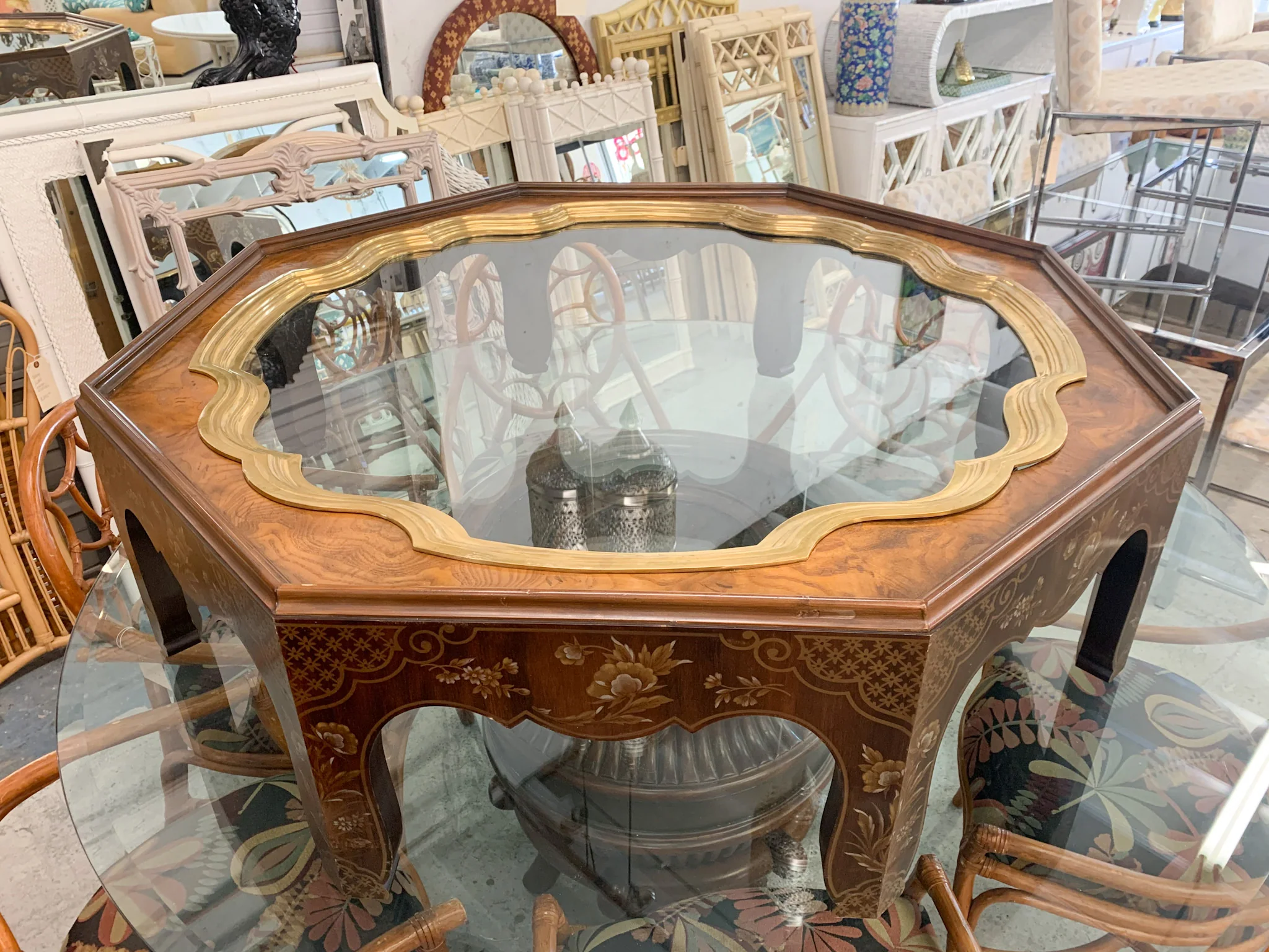 Baker Moroccan Pie Crust Coffee Table - Image 2
