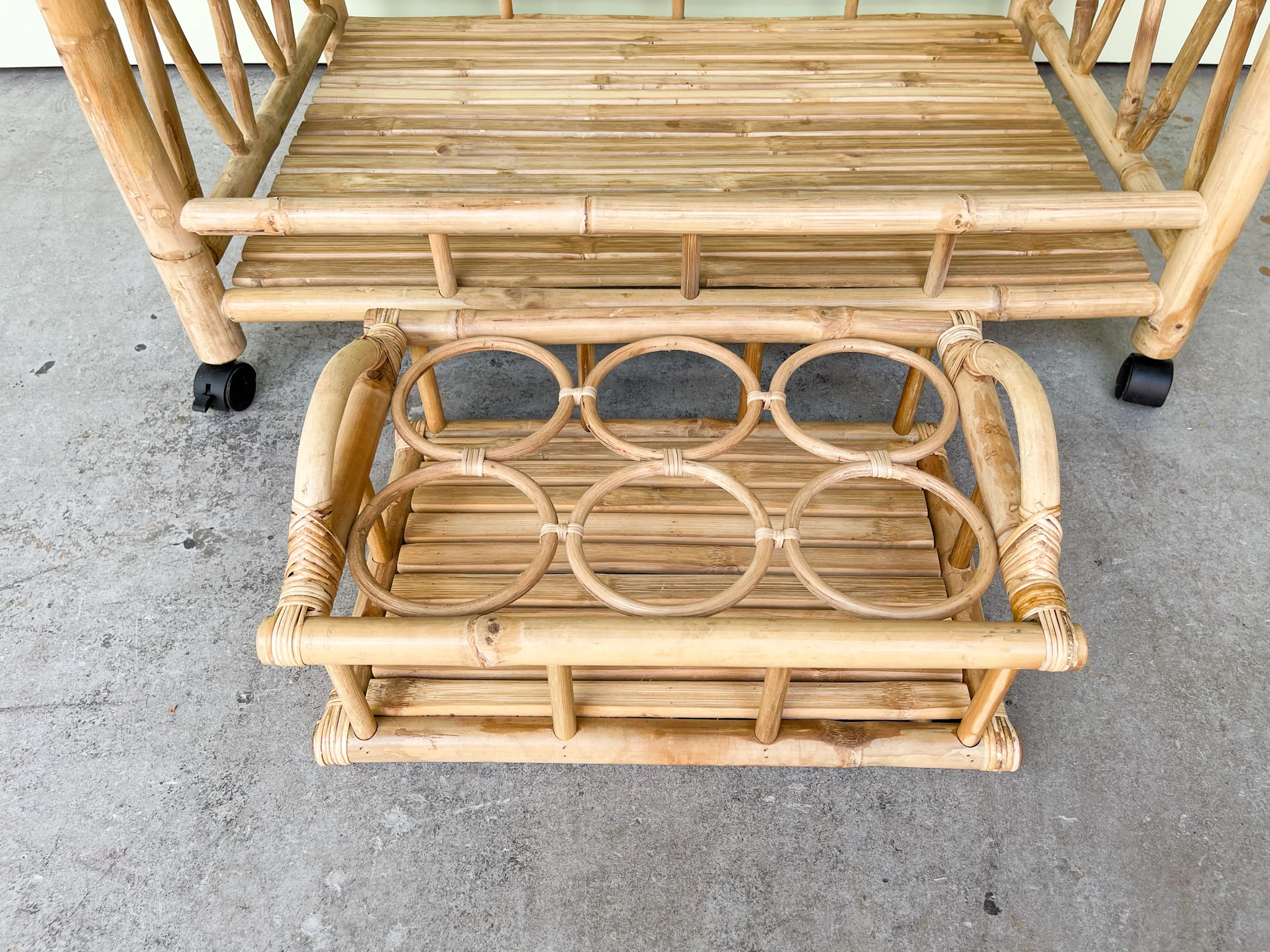 Bamboo Bar Cart - Image 4