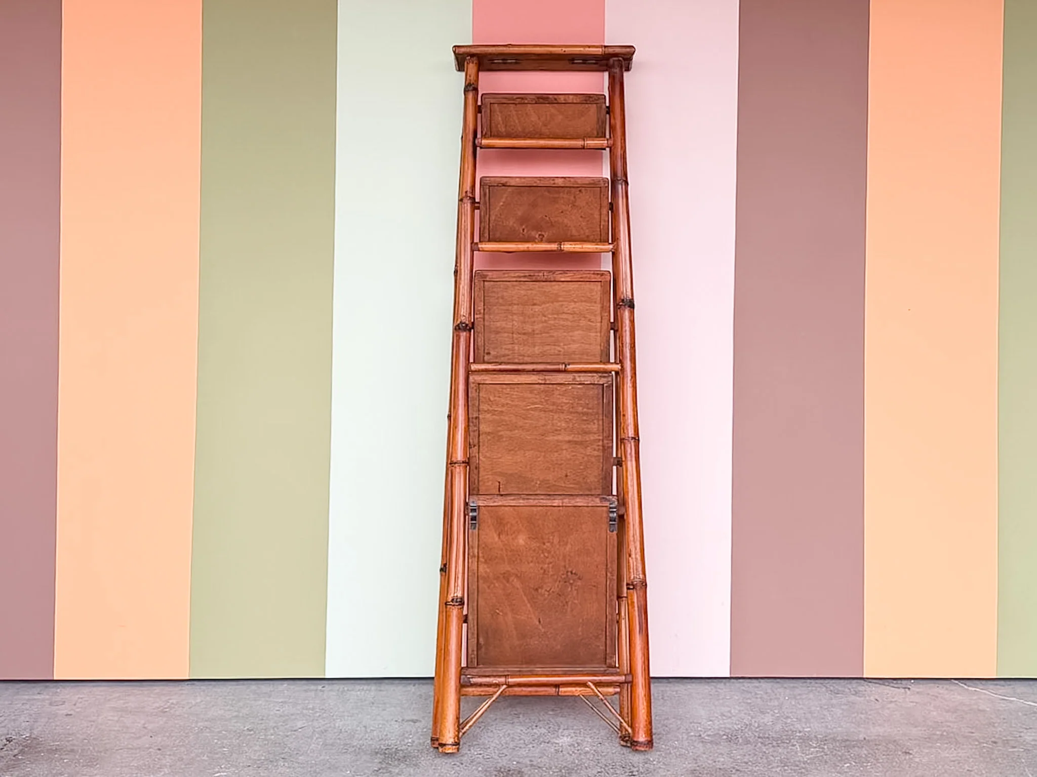 Bamboo Folding Etagere - Image 8