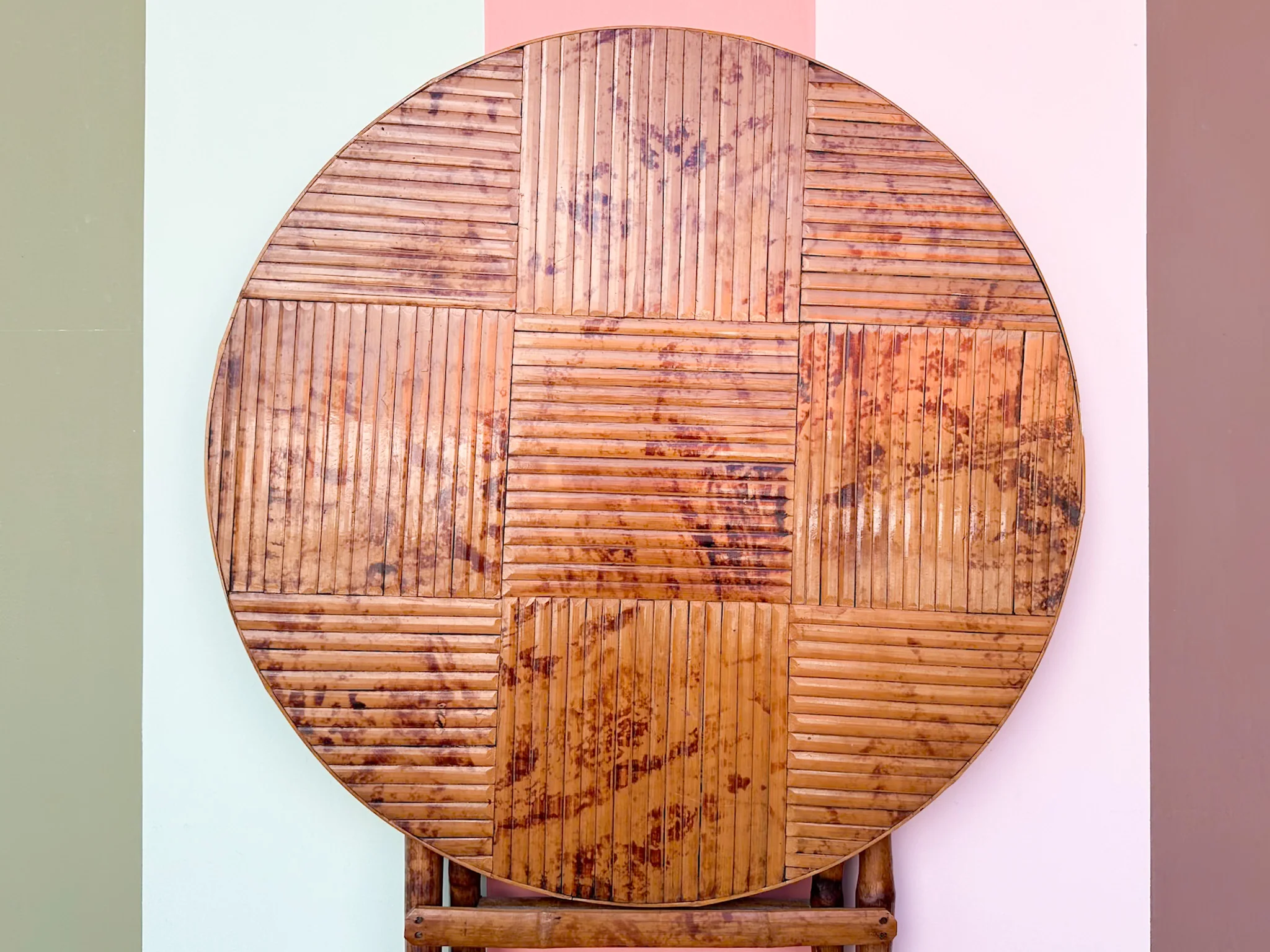 Bamboo Folding Table - Image 4
