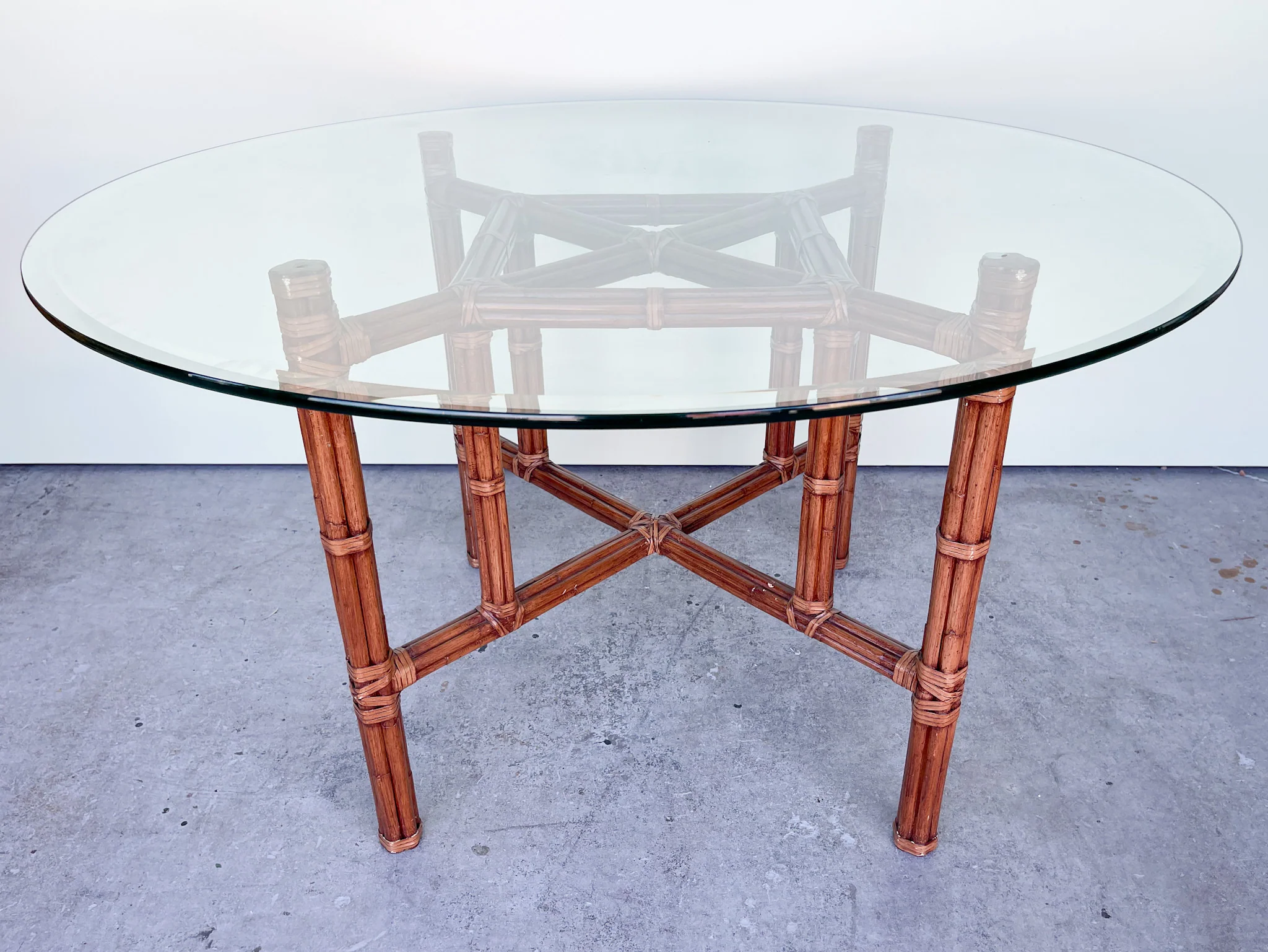 Bamboo McGuire Style Dining Table - Image 2