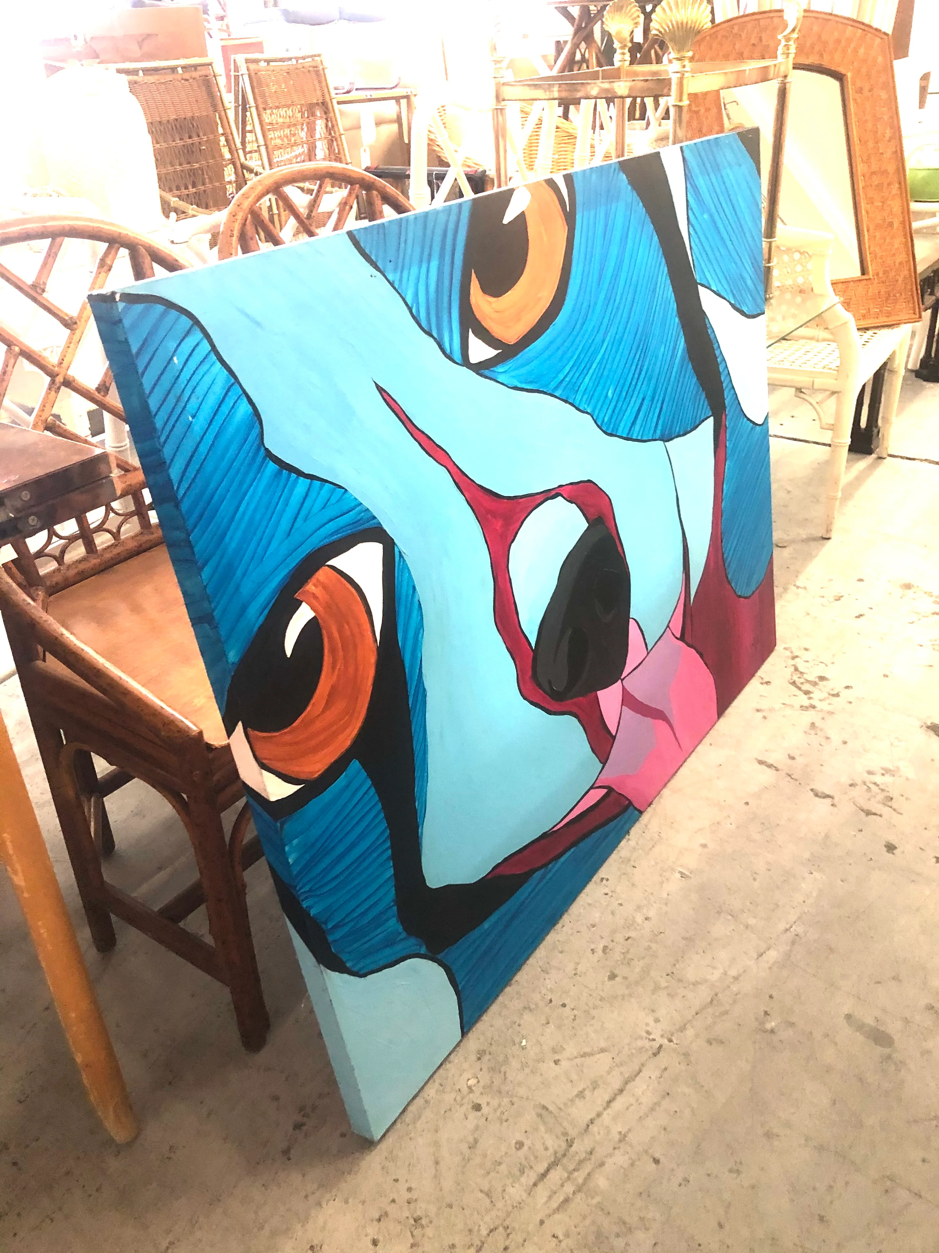 Abstract  Pug Life Original Art - Image 2