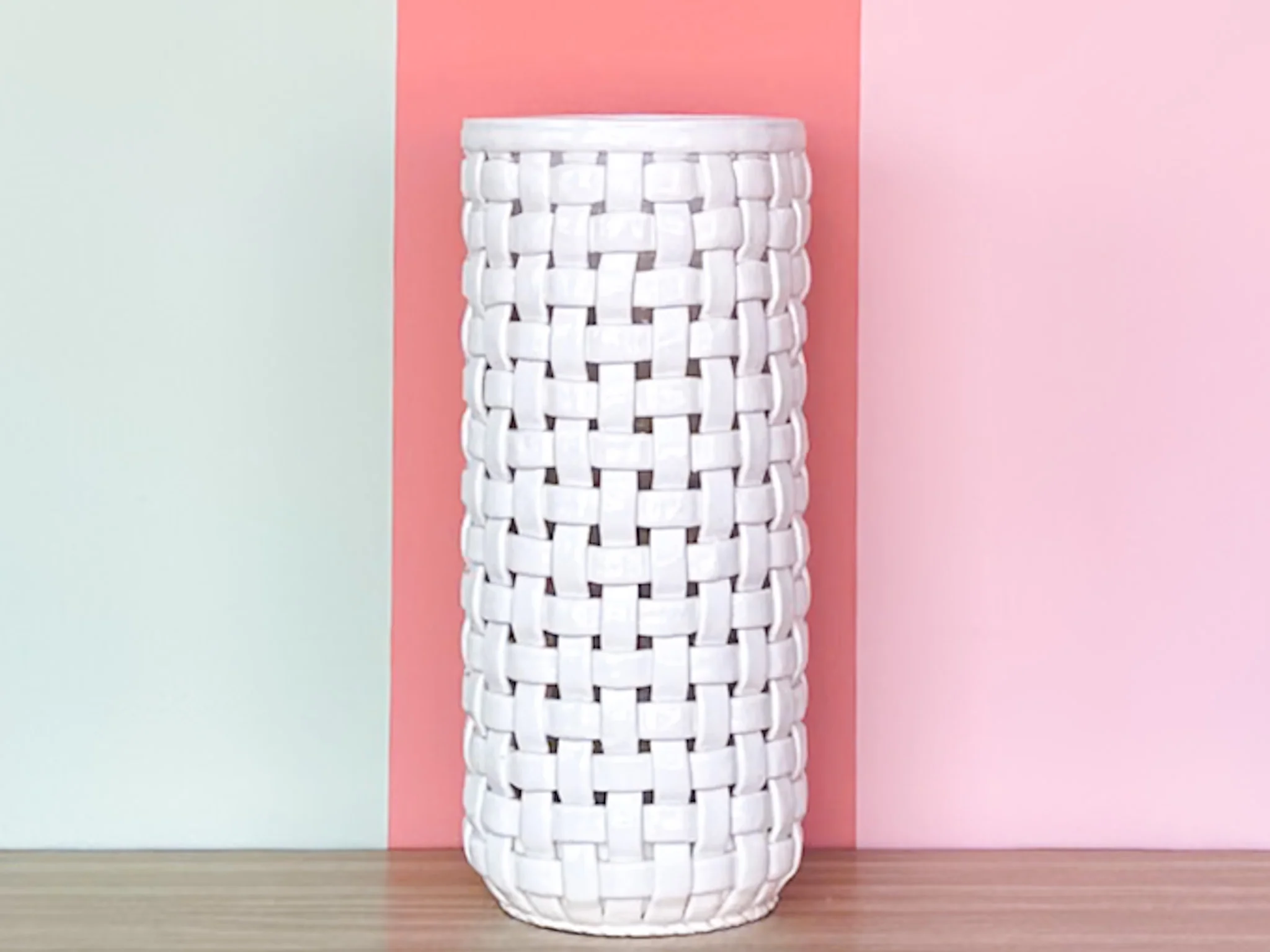Basket Ceramic Umbrella Stand