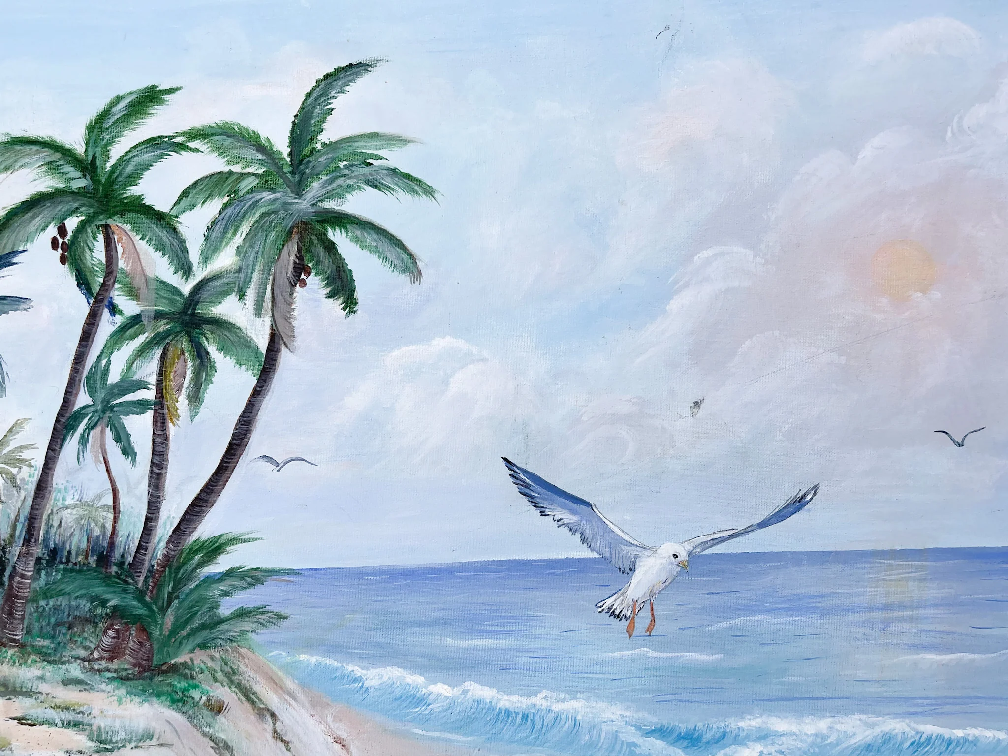 Beach Scene Original Art - Image 7