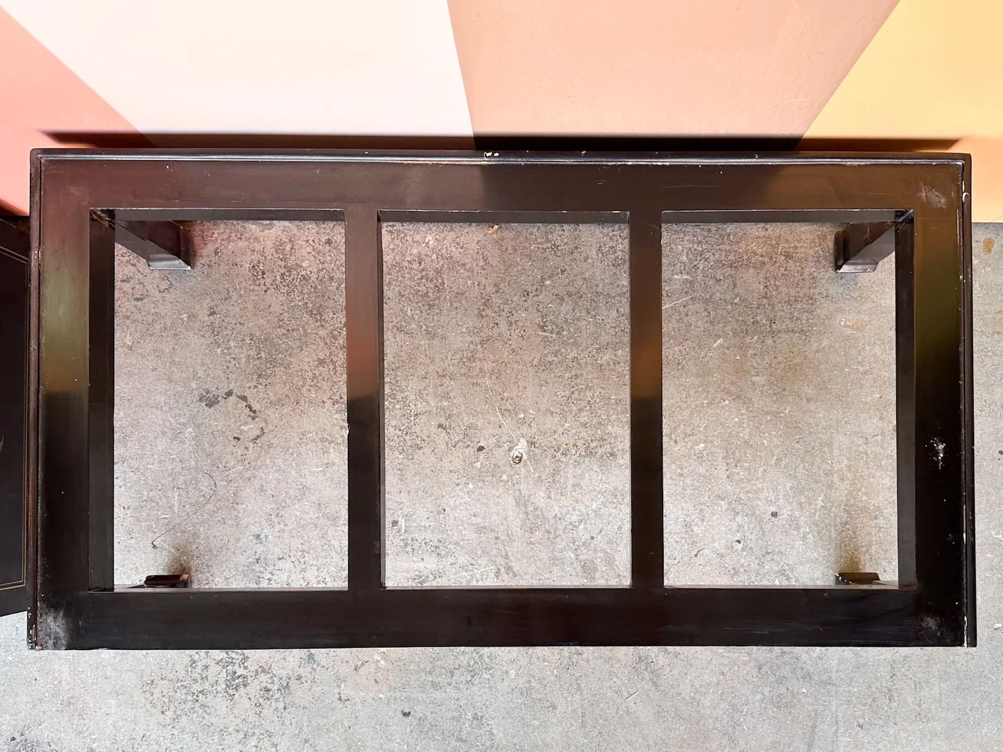 Black Chinoiserie Pagoda Cabinet - Image 10
