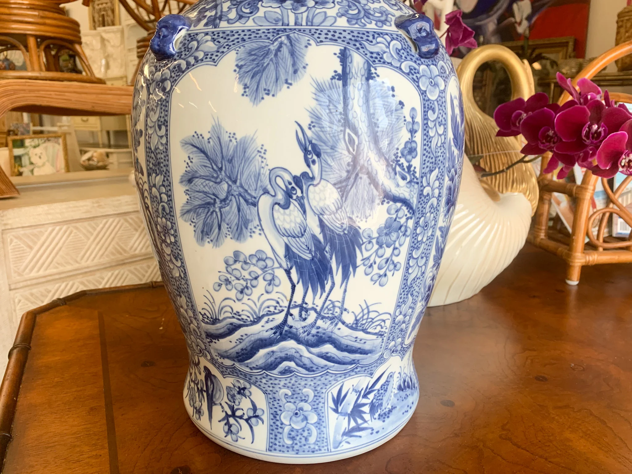 Blue and White Ginger Jar - Image 2