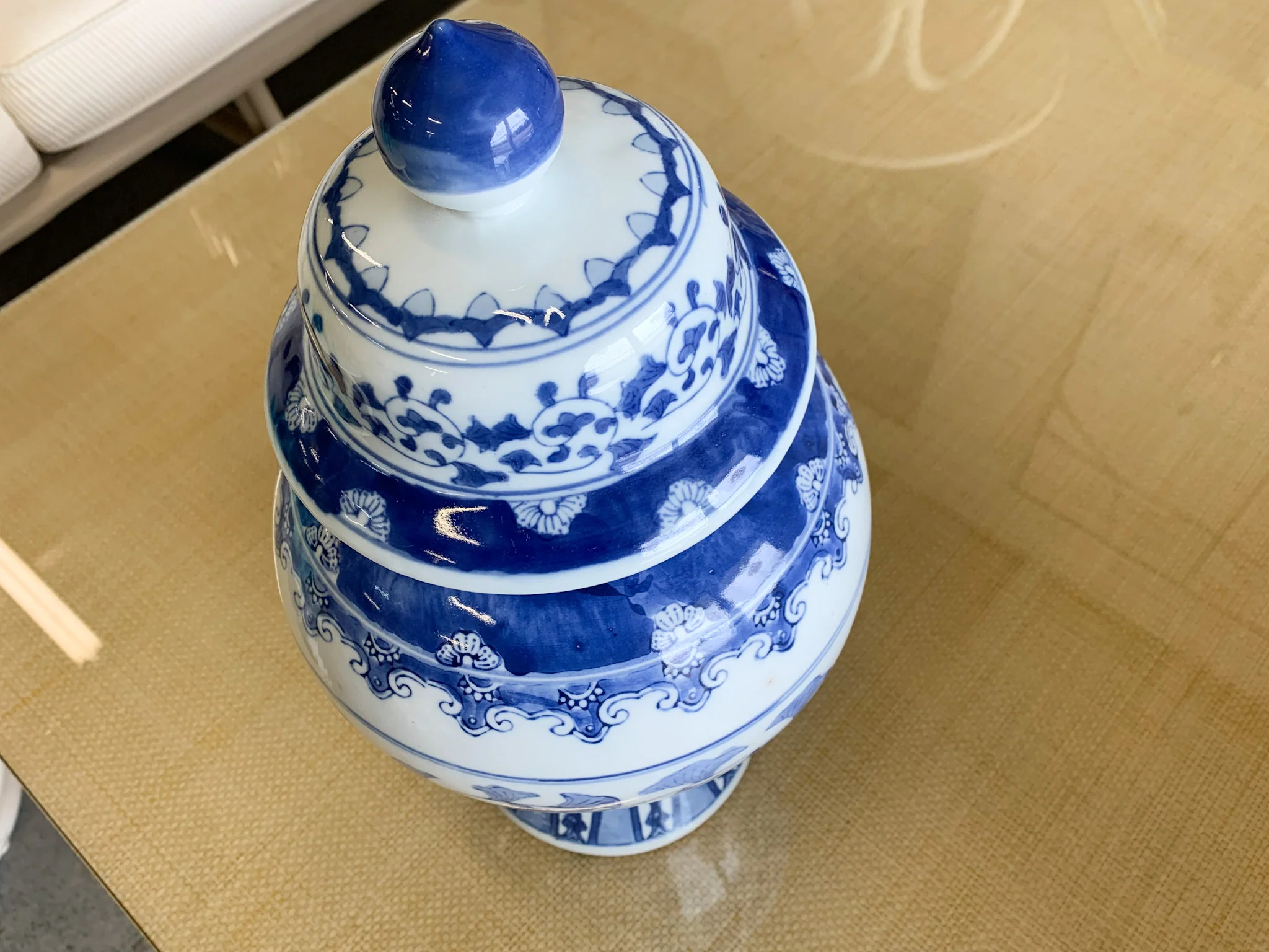 Blue and White Ginger Jar - Image 3