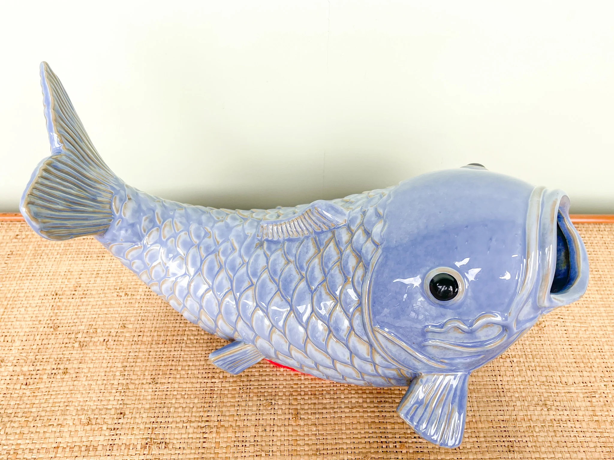 Blue Ceramic Koi Fish - Image 3