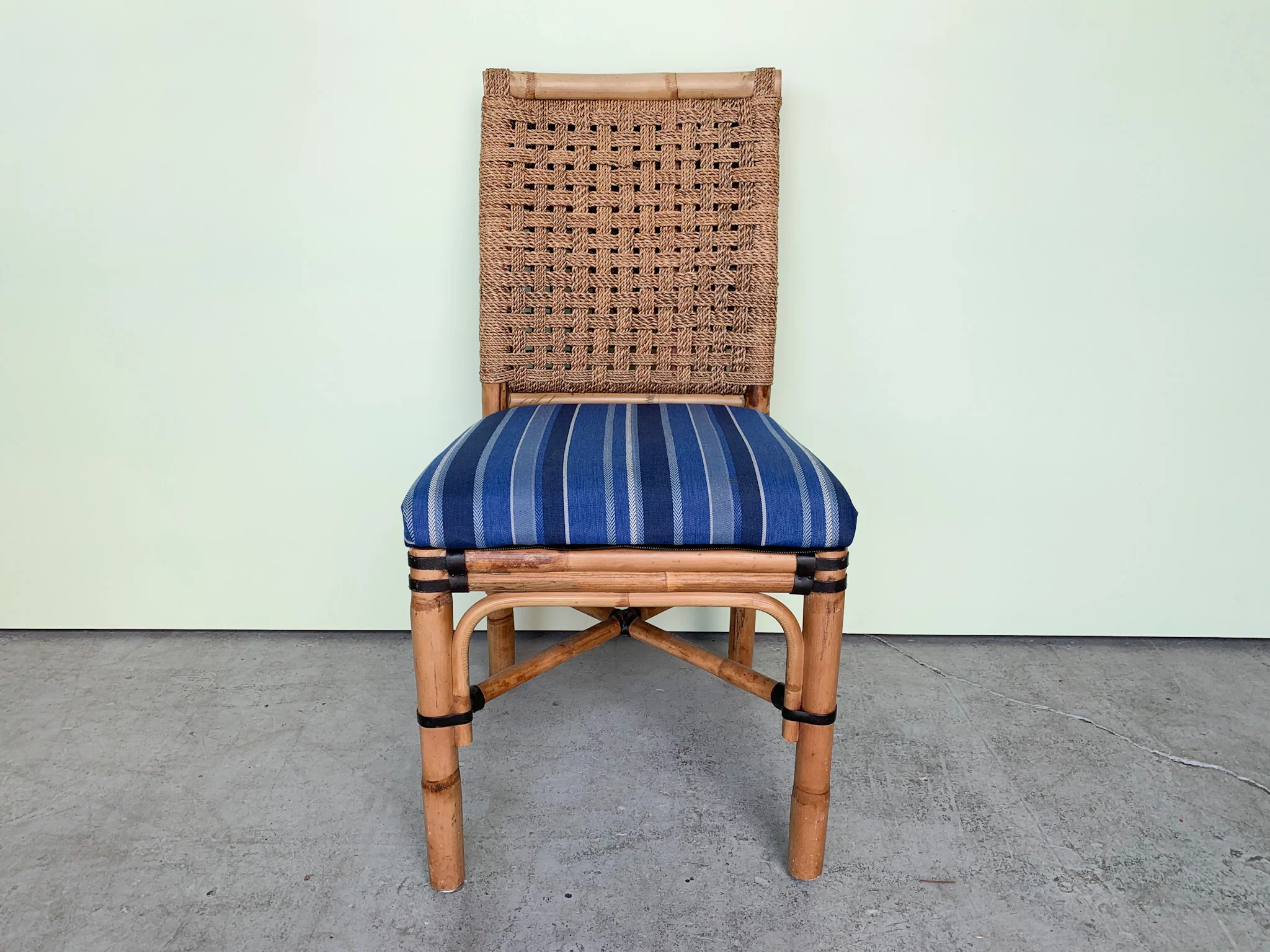 Sea of Palecek Rattan and Seagrass Chairs - Image 8