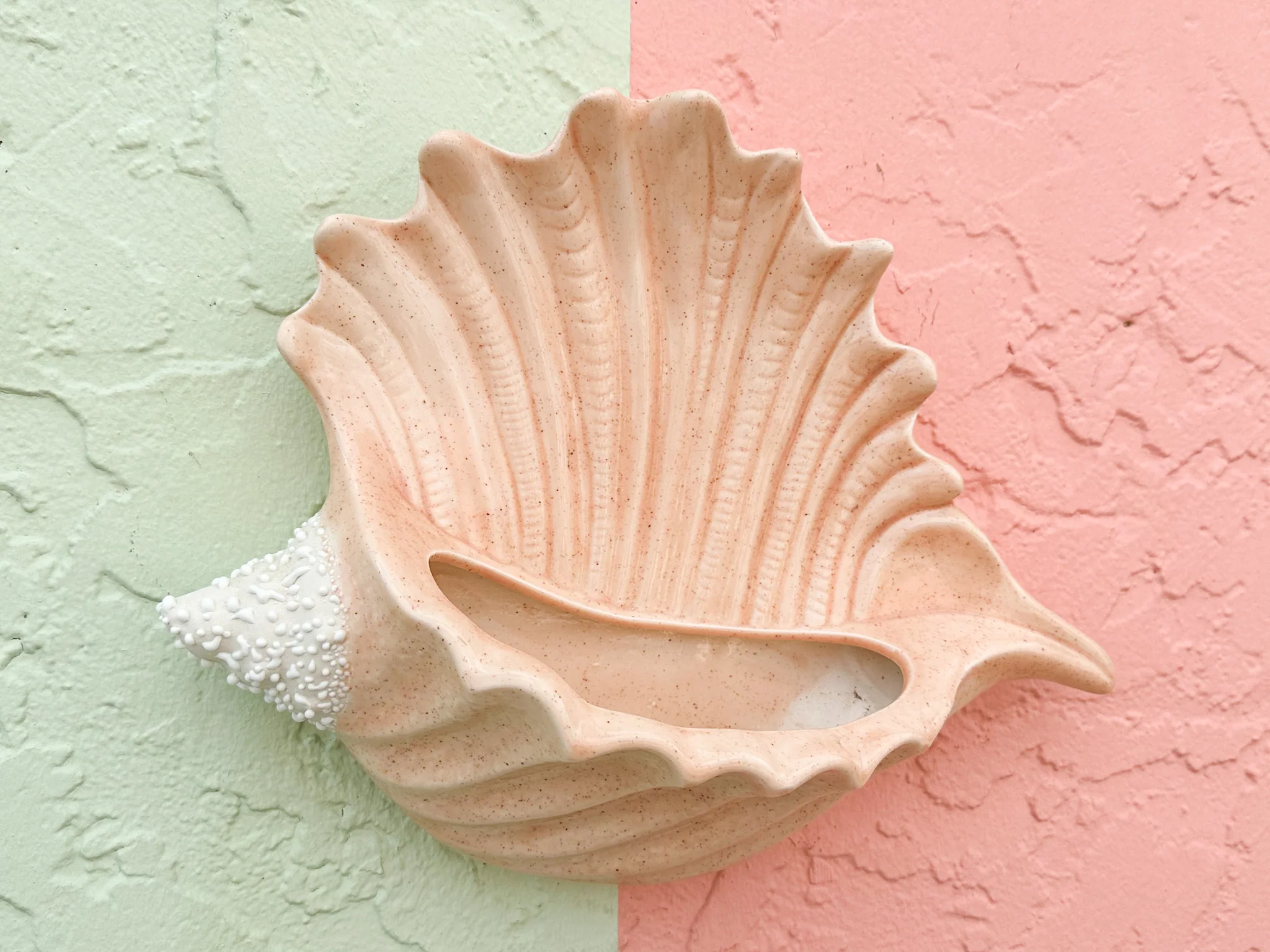 Blush Shell Wall Pocket - Image 6