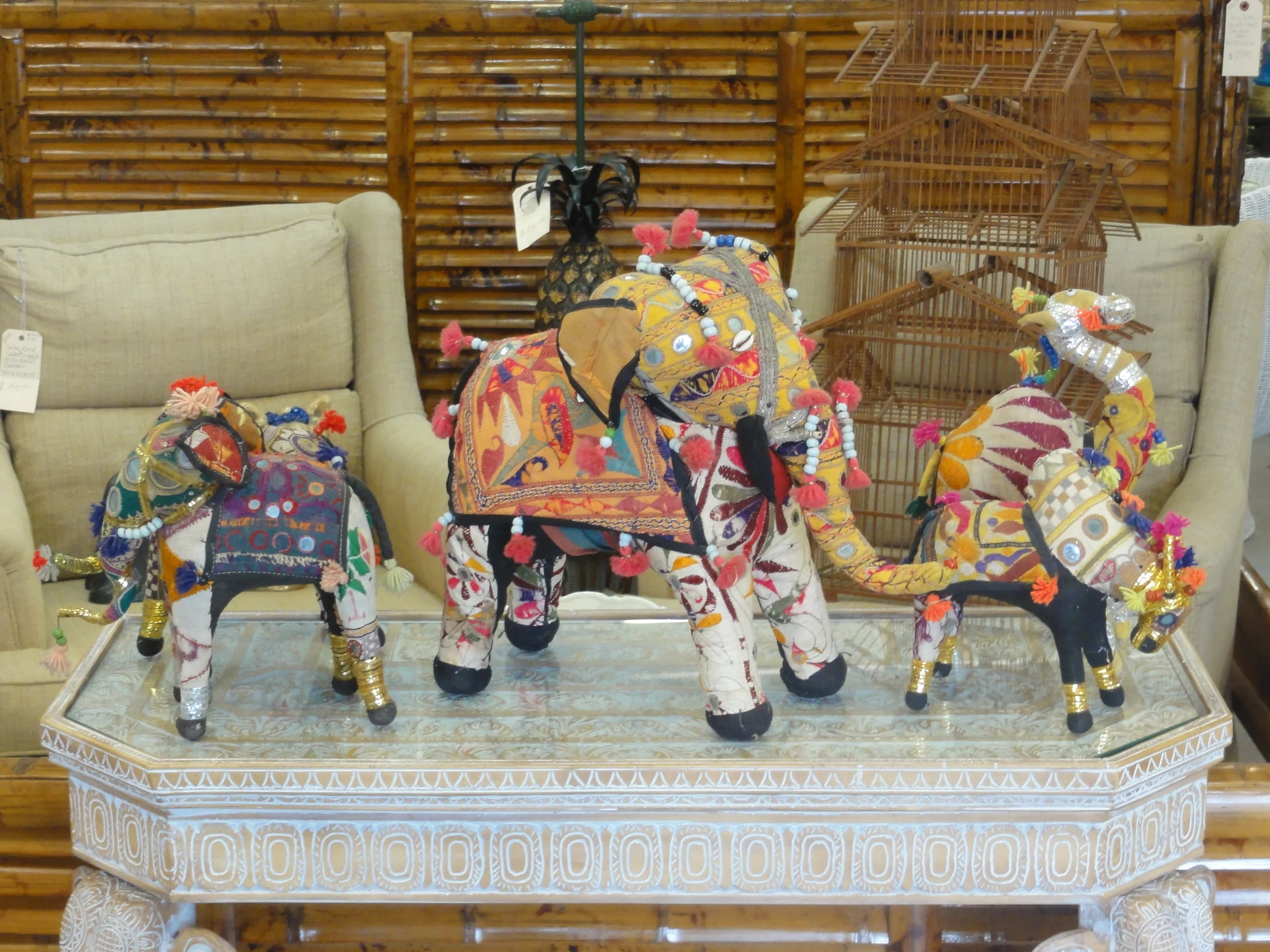 Boho Chic Suzani Elephant & Camel Family - Image 2