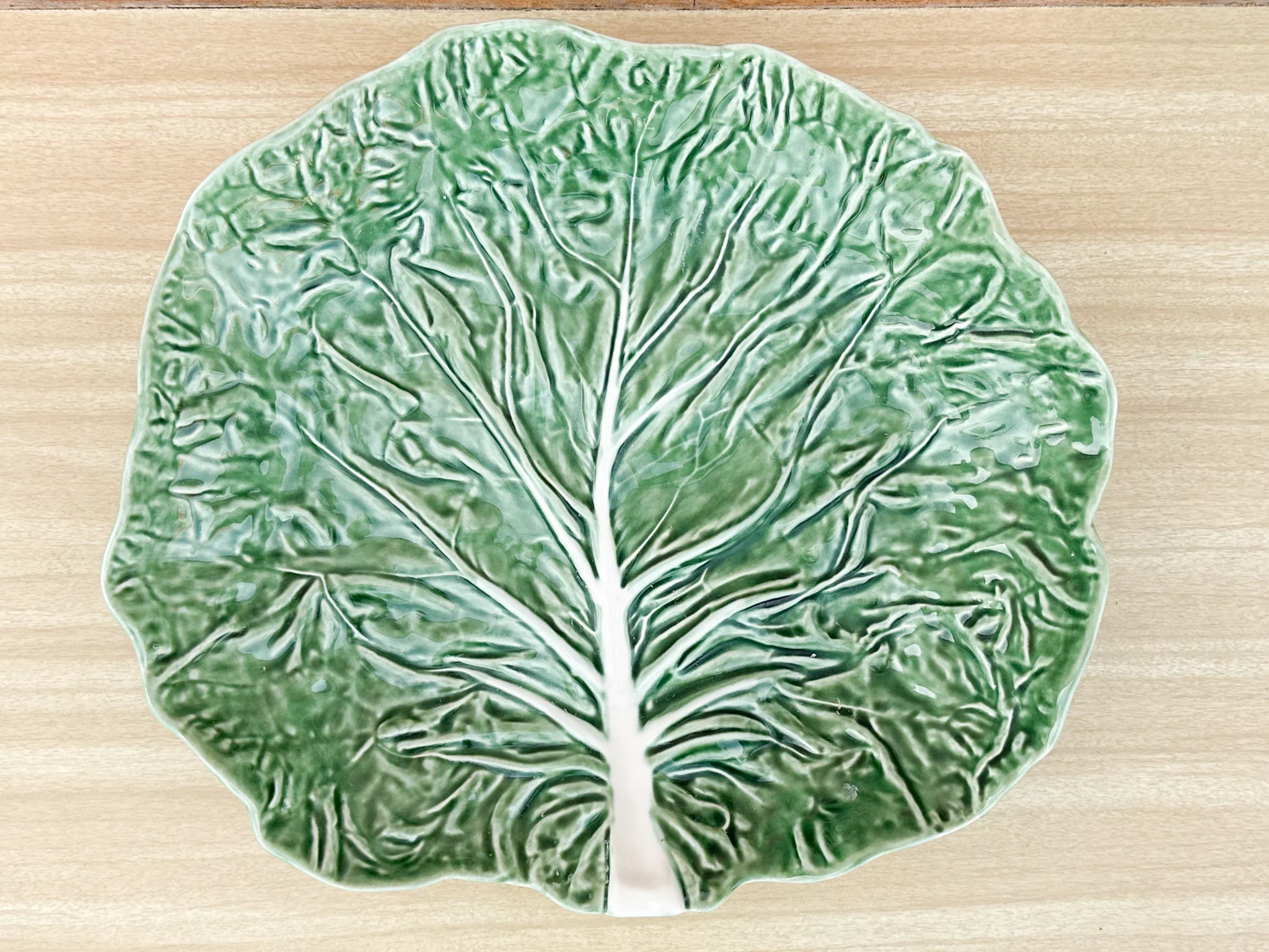 Bordallo Pinheiro Cabbageware Serving Dish - Image 2