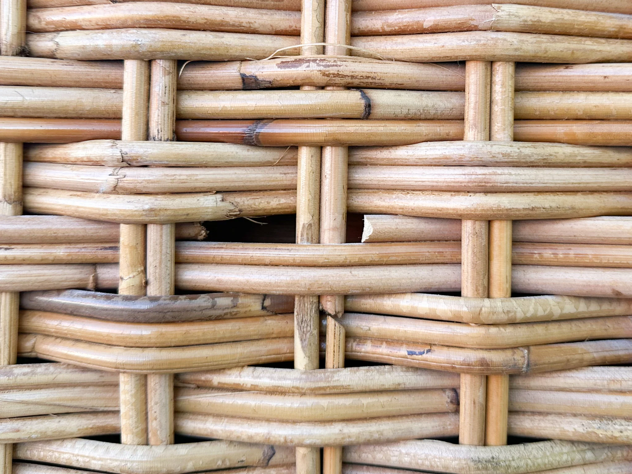 Braided Rattan Etagere - Image 11