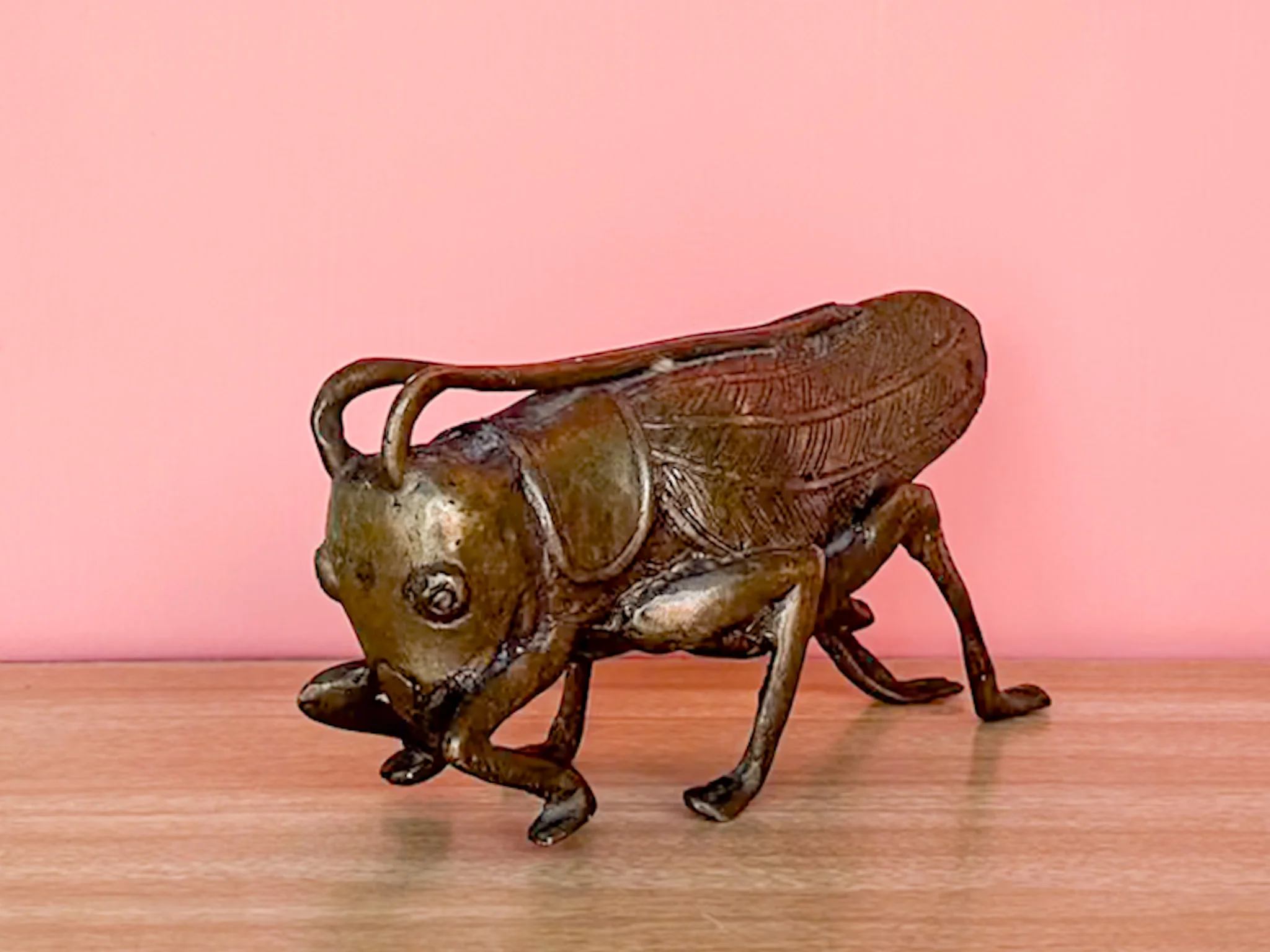 Brass Grasshopper Figurine - Image 2