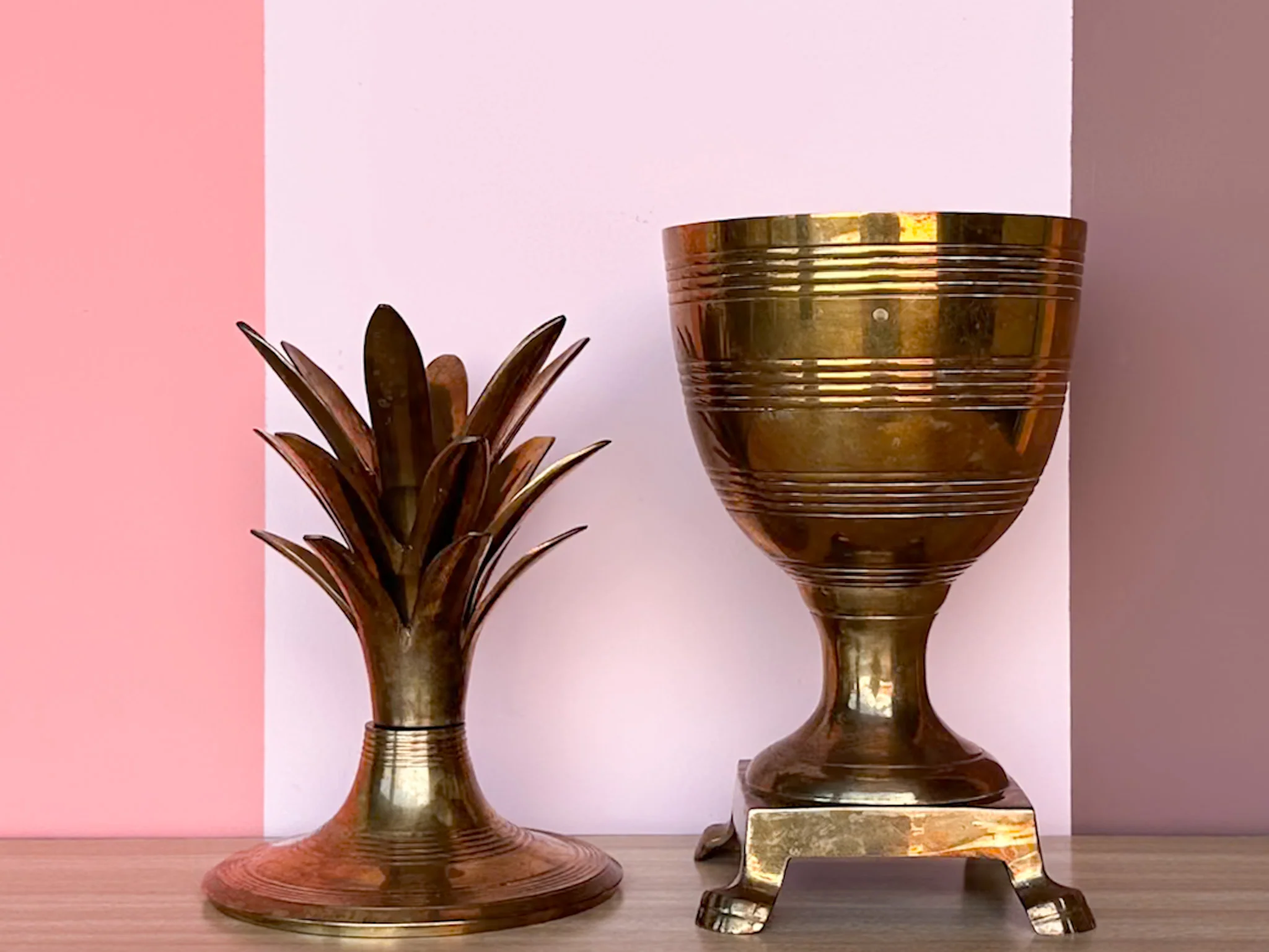 Brass Pineapple Ice Bucket - Image 3