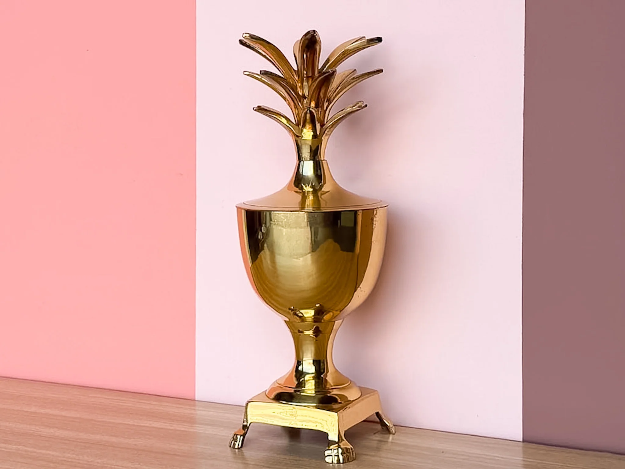 Brass Pineapple Ice Bucket - Image 2