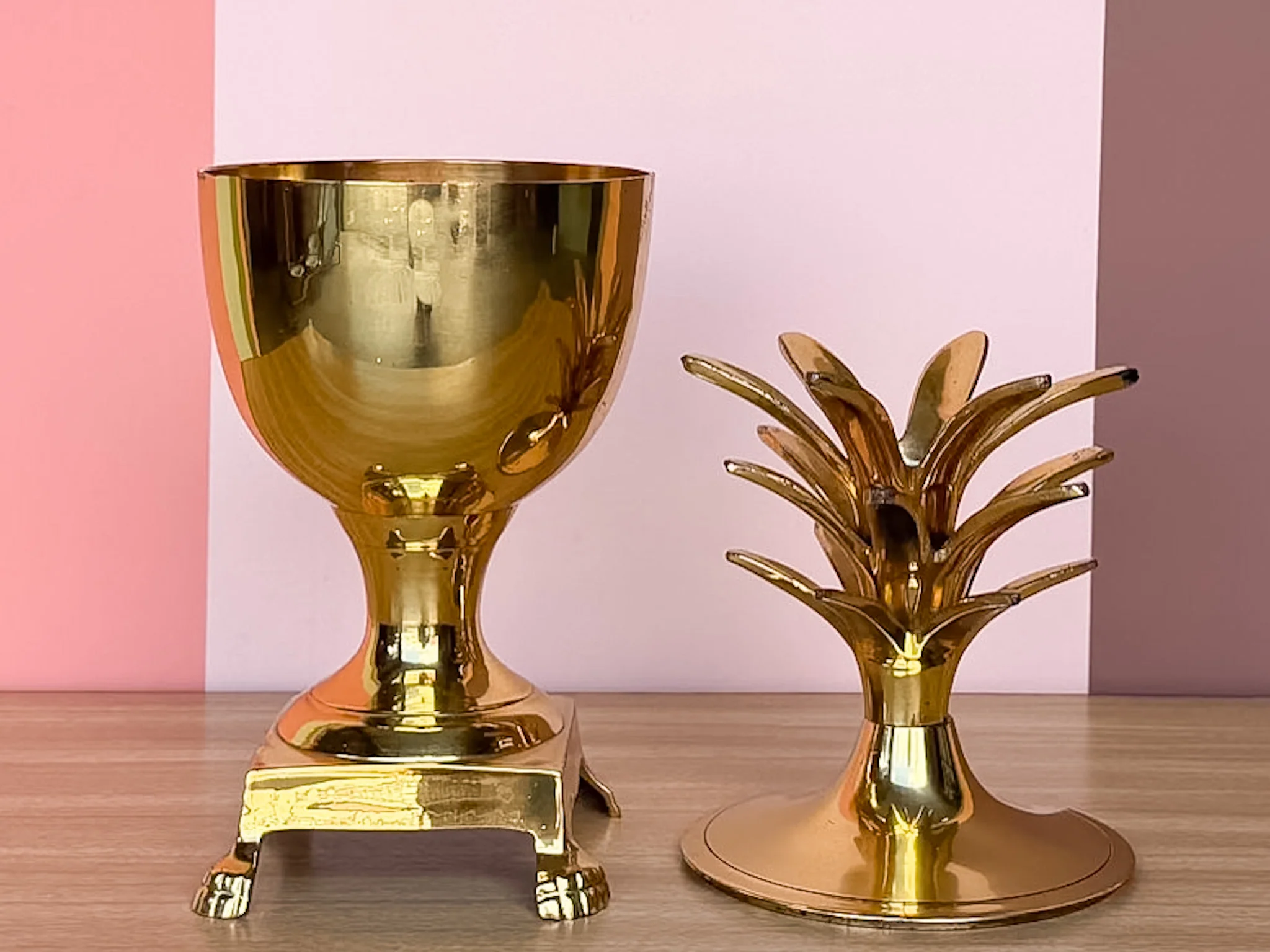 Brass Pineapple Ice Bucket - Image 3
