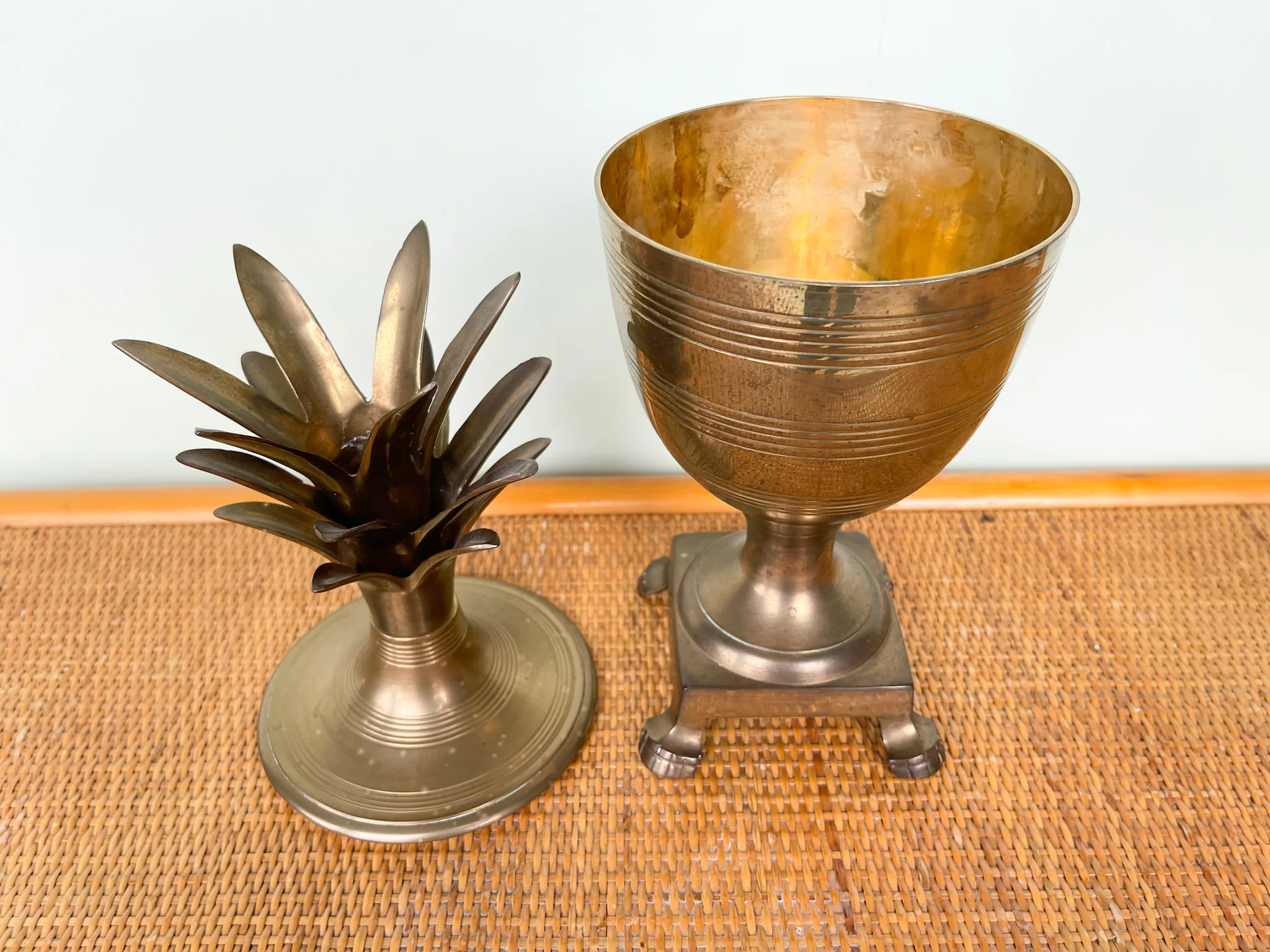 Brass Pineapple Urn - Image 4