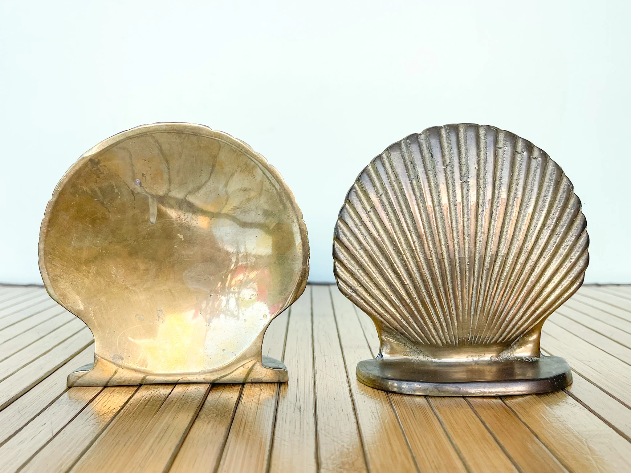 Brass Seashell Bookends - Image 3