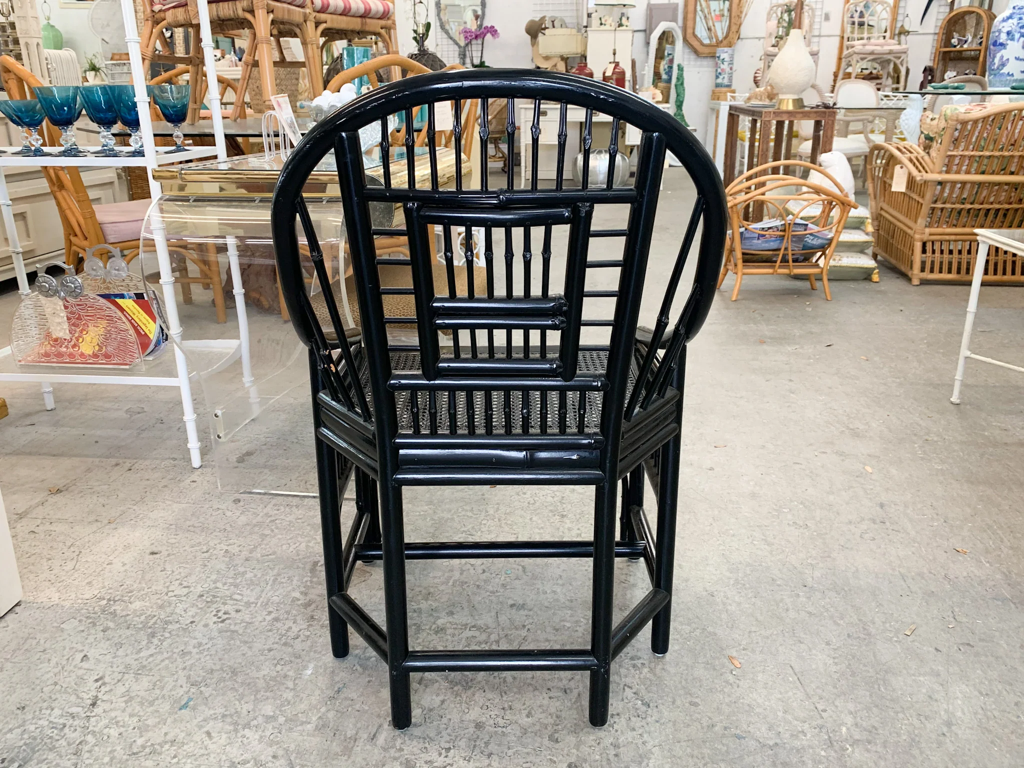 Set of Two Brighton Bamboo Chairs - Image 3