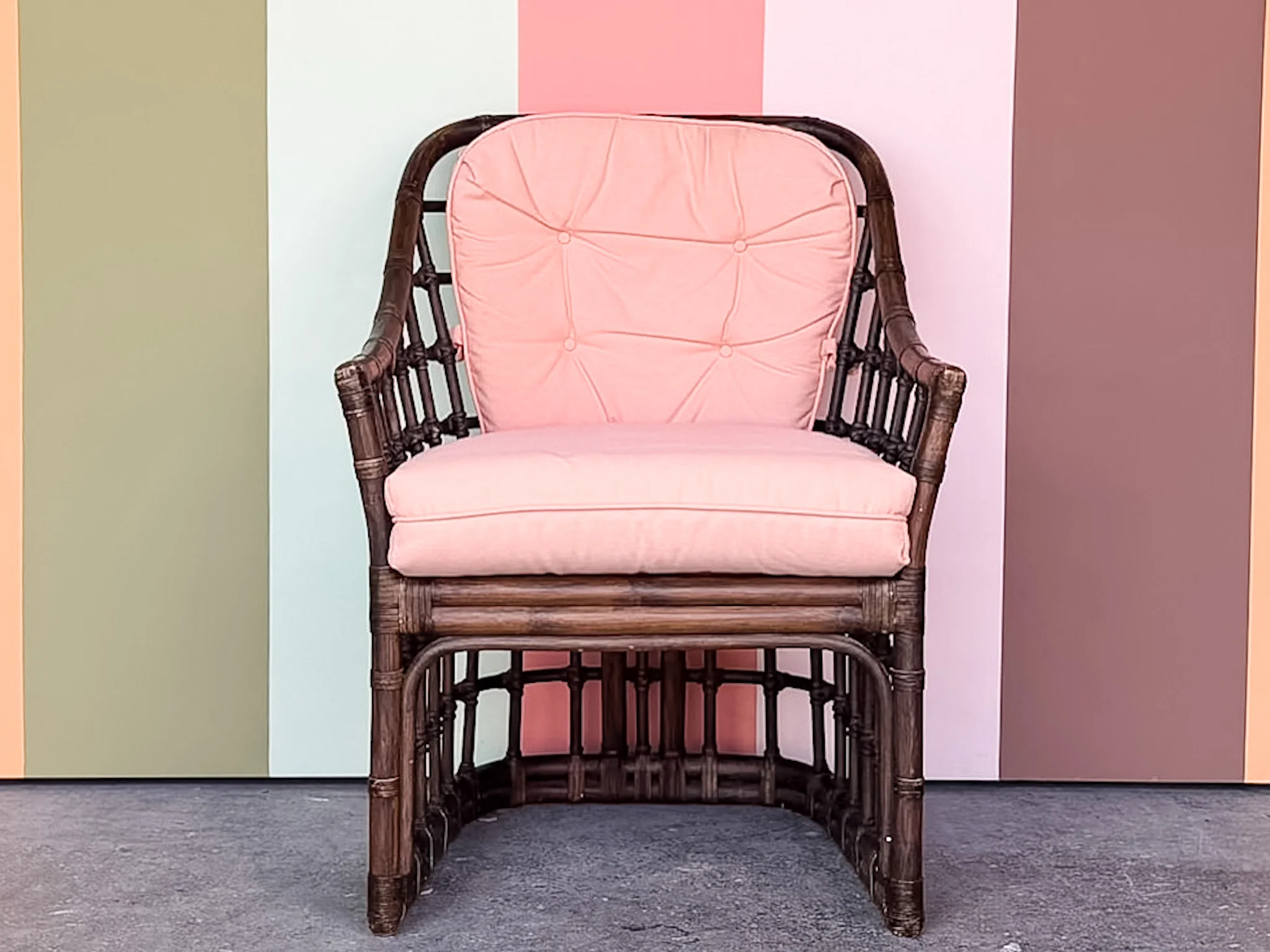 Brown Jordan Rattan Lounge Chair