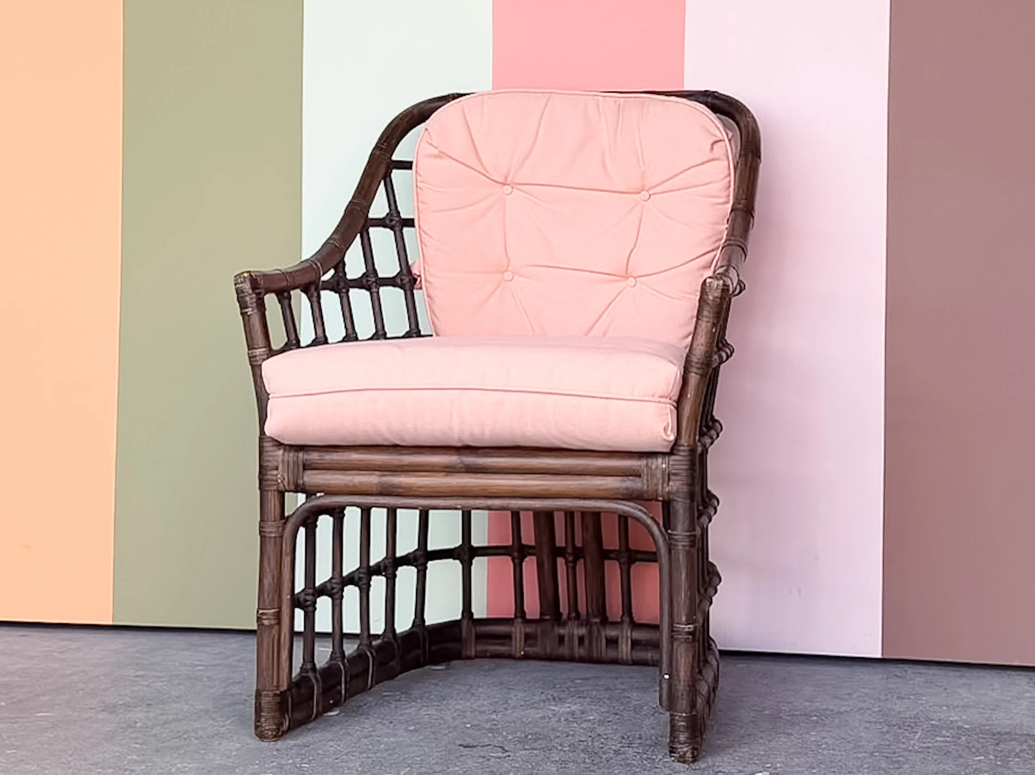 Brown Jordan Rattan Lounge Chair - Image 2