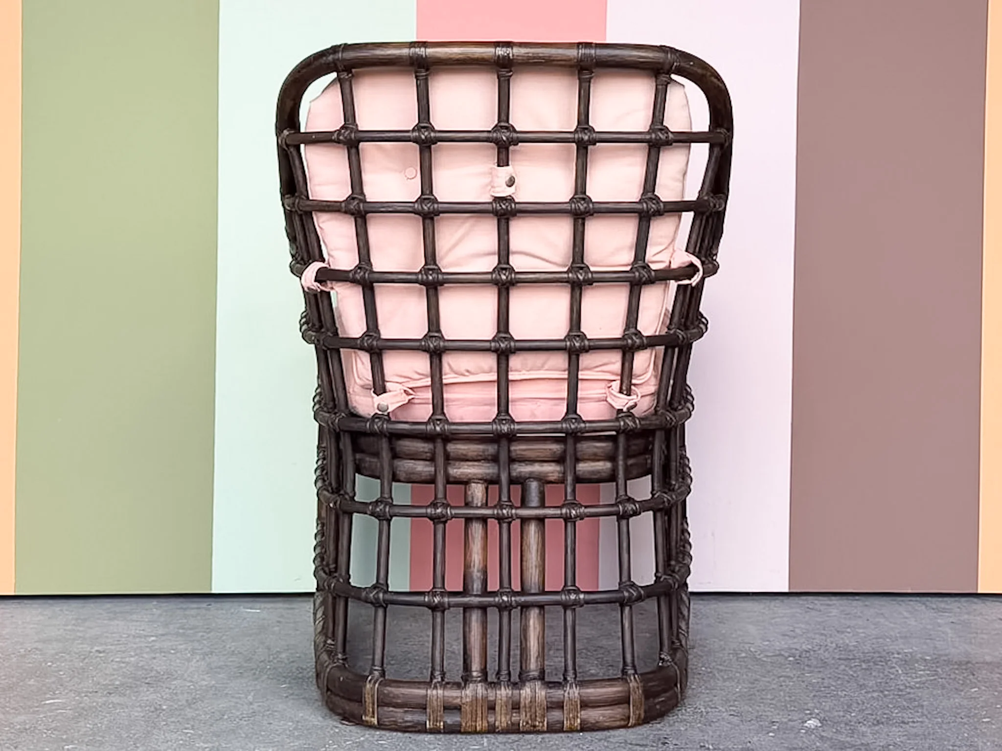 Brown Jordan Rattan Lounge Chair - Image 4