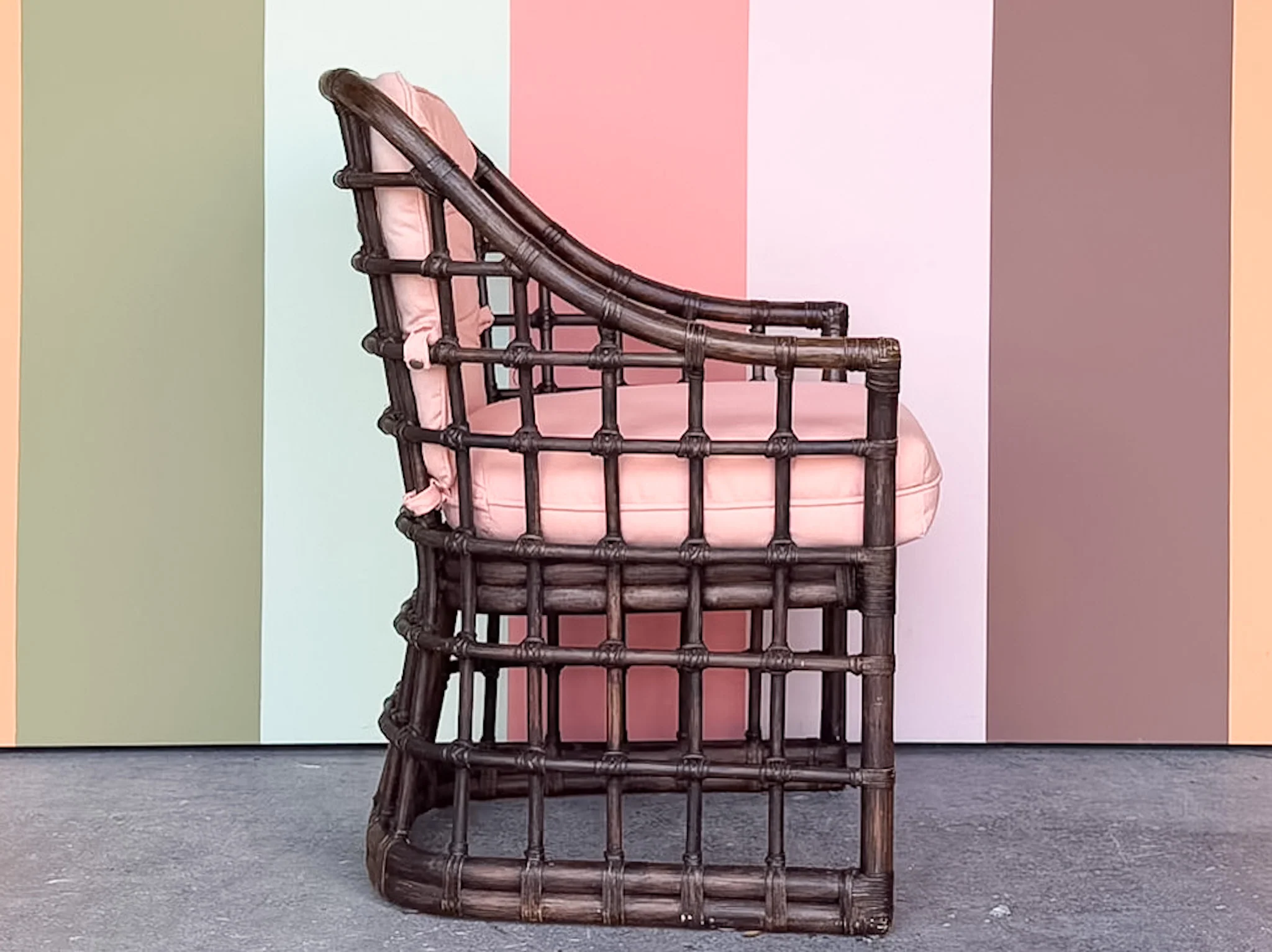 Brown Jordan Rattan Lounge Chair - Image 5