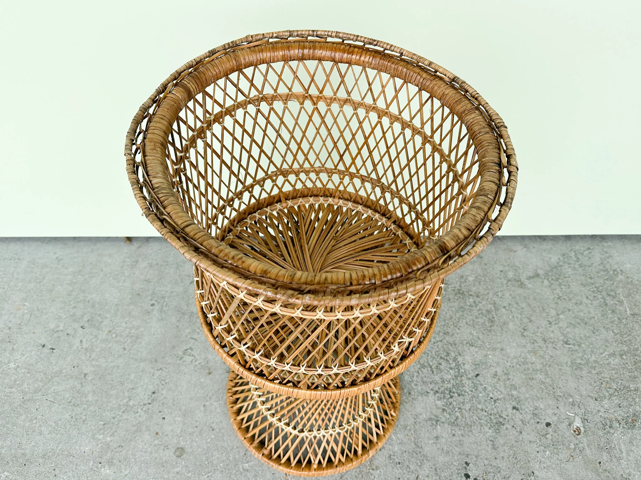 Buri Rattan Plant Stand - Image 4