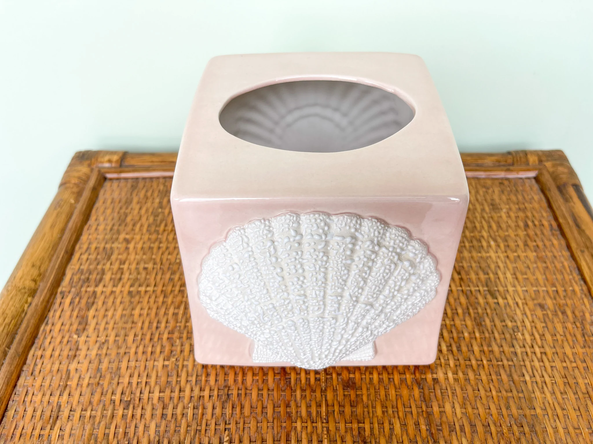 Ceramic Seashell Tissue Box - Image 2