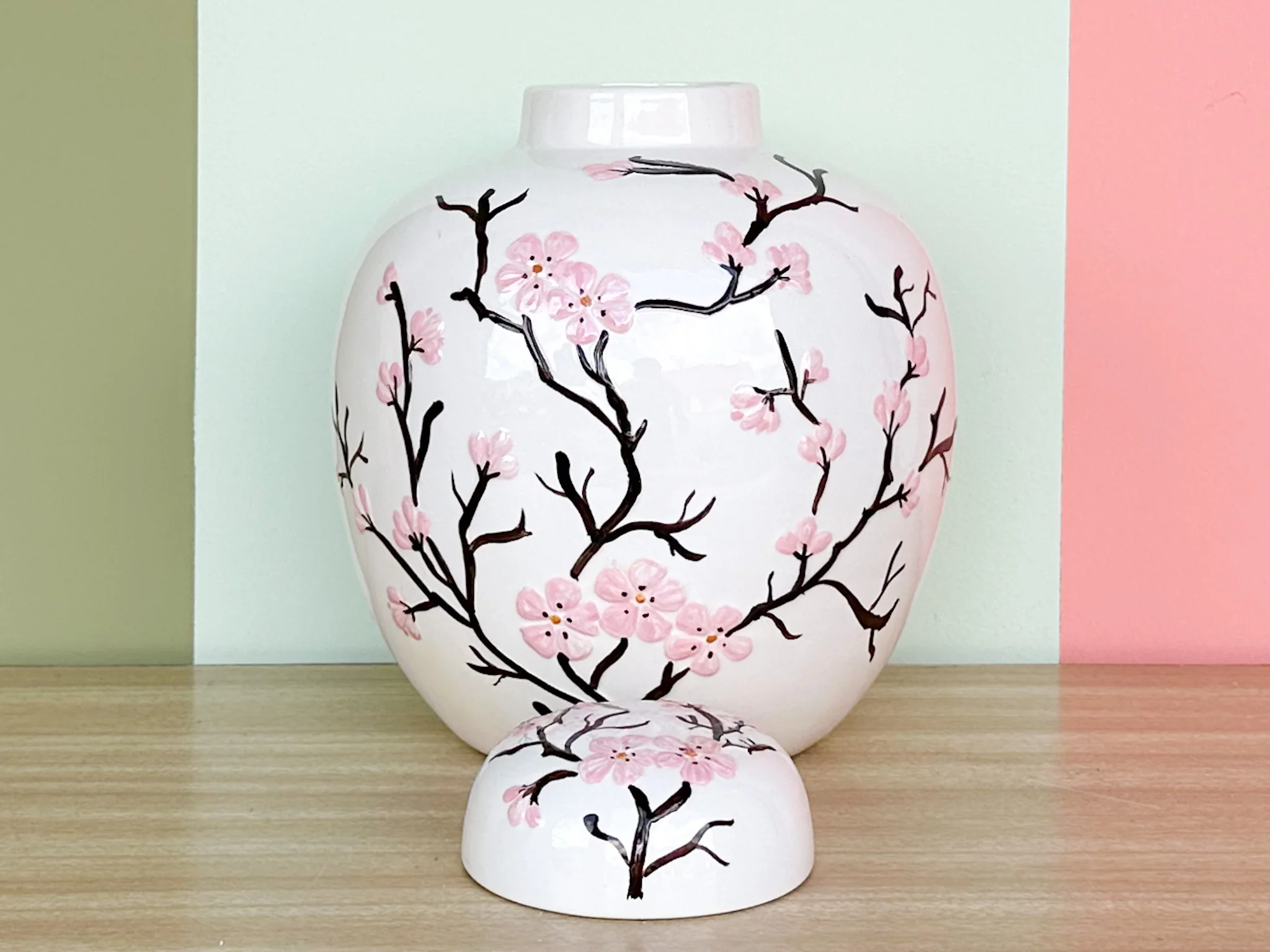 Cherry Blossom Temple Jar - Image 8