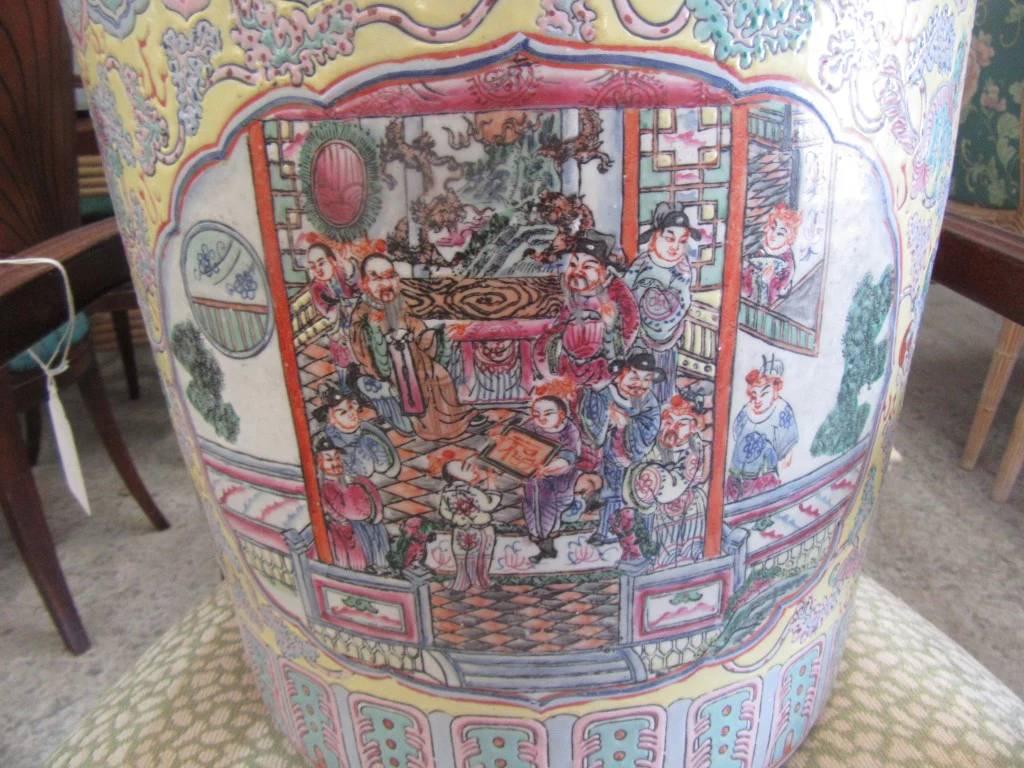 Chinese Ceramic Planter - Image 2