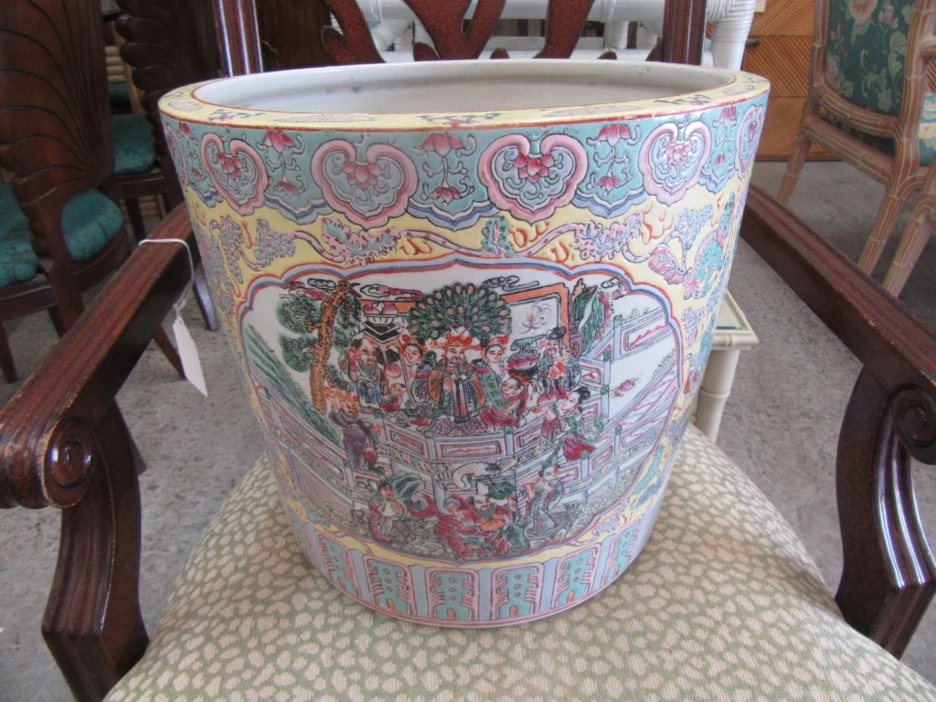 Chinese Ceramic Planter - Image 6