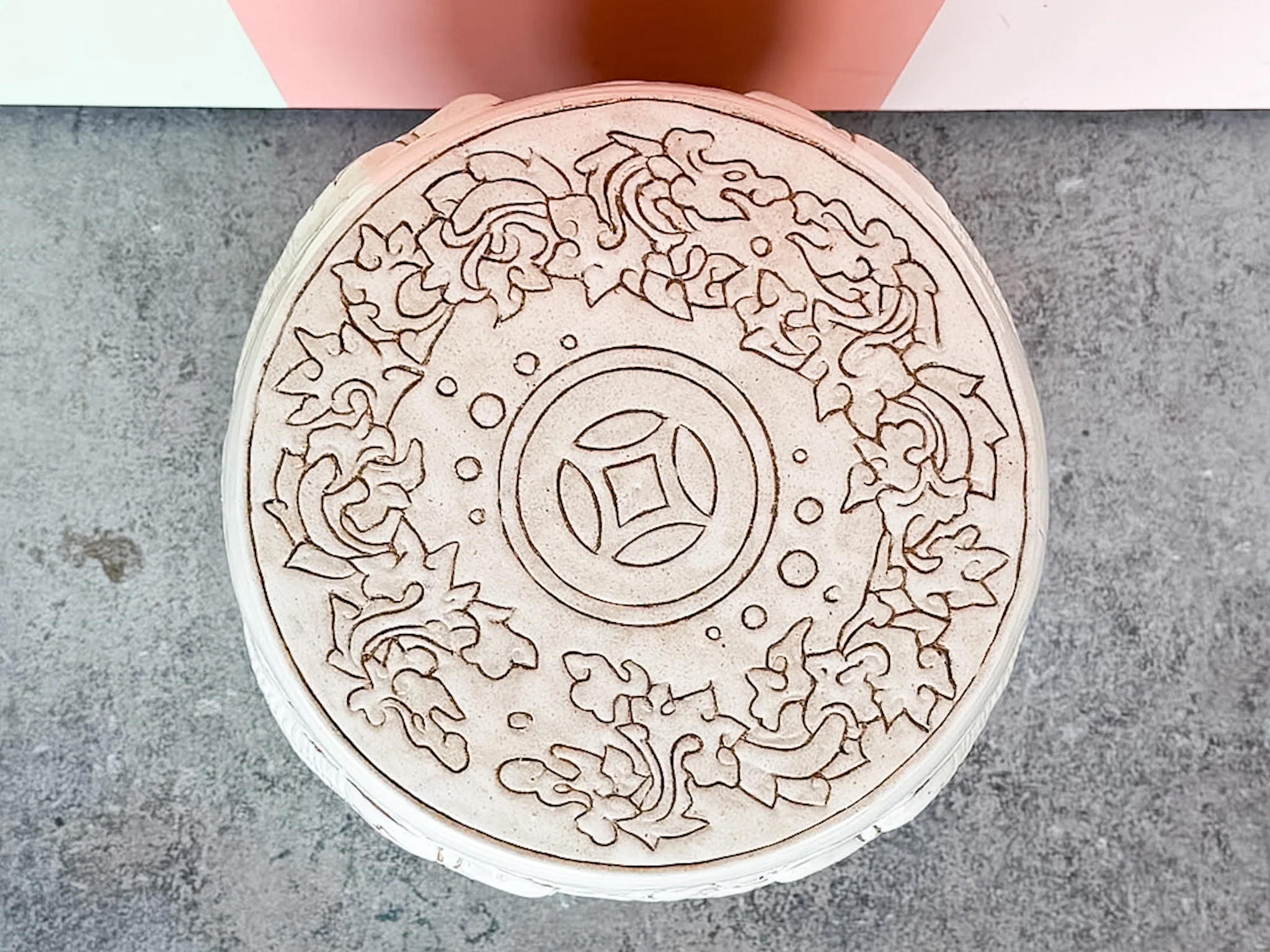 Chinoiserie Chic Dragon Garden Seat - Image 6