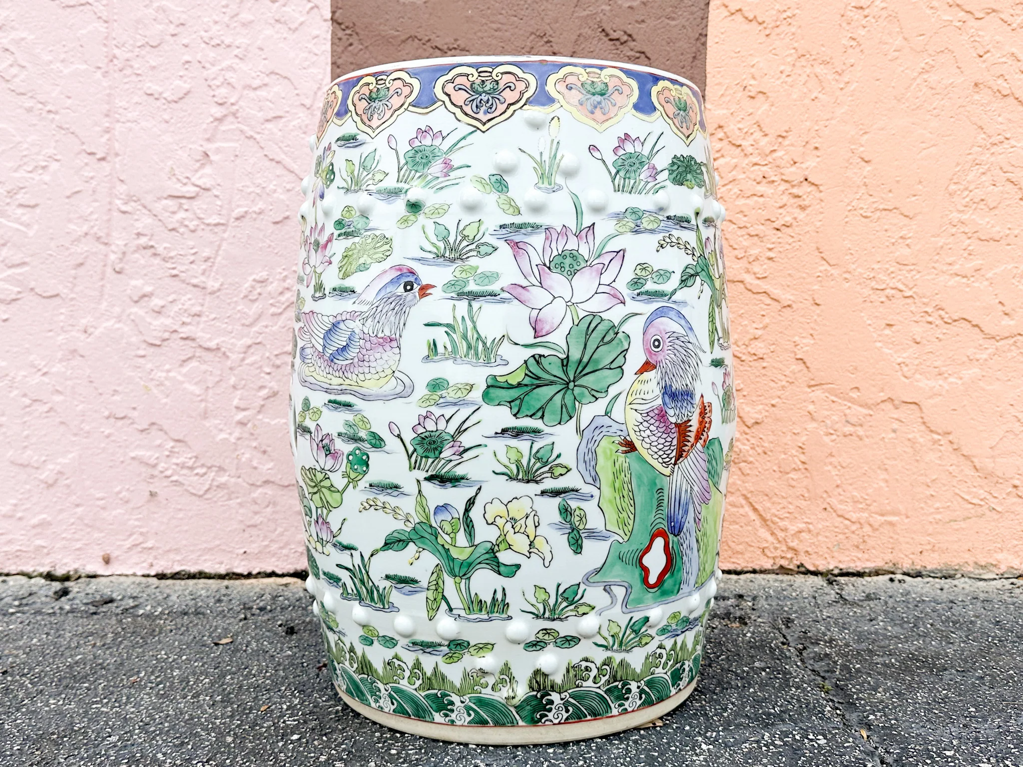 Chinoiserie Chic Garden Seat - Image 2