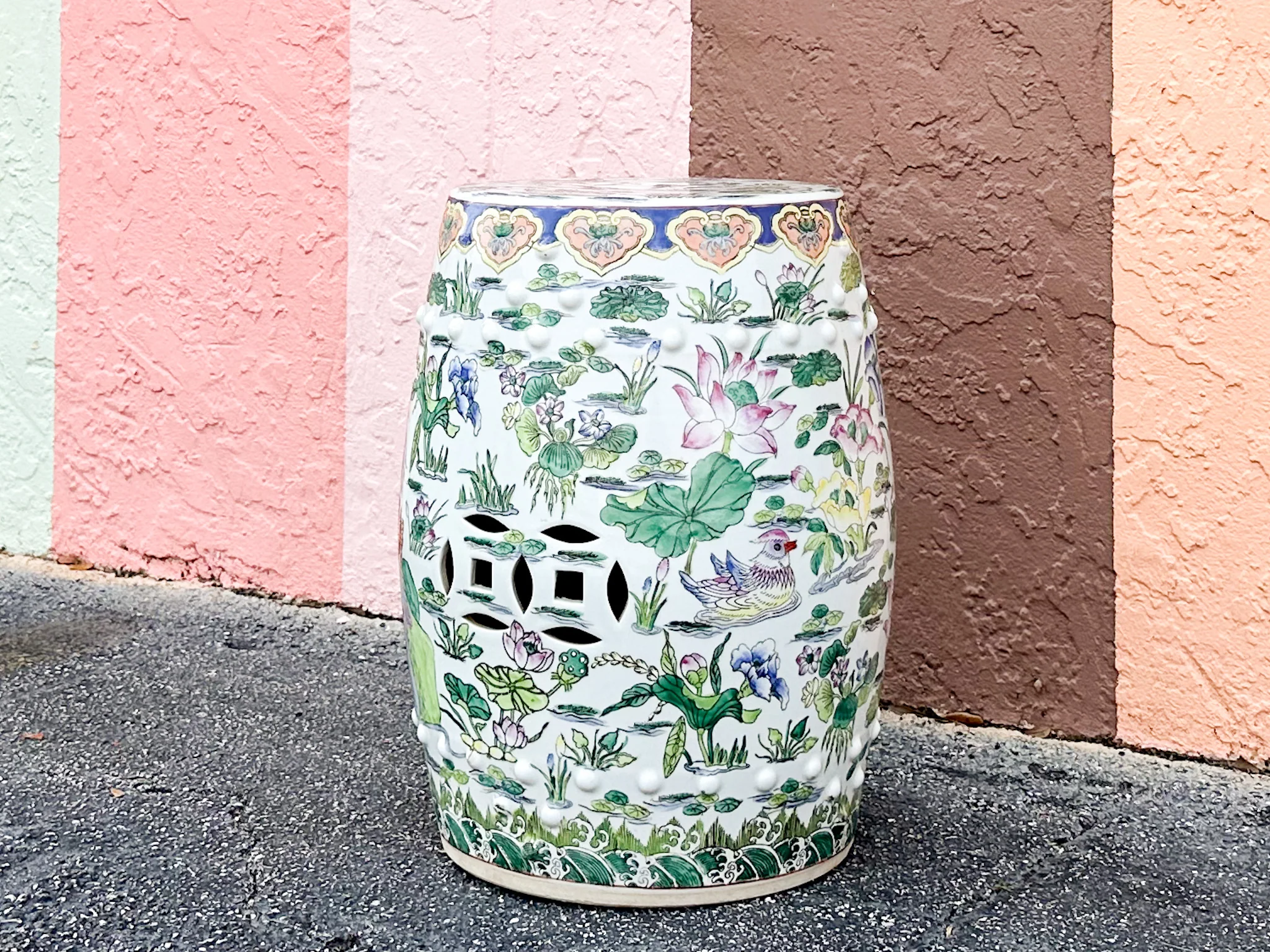 Chinoiserie Chic Garden Seat - Image 5
