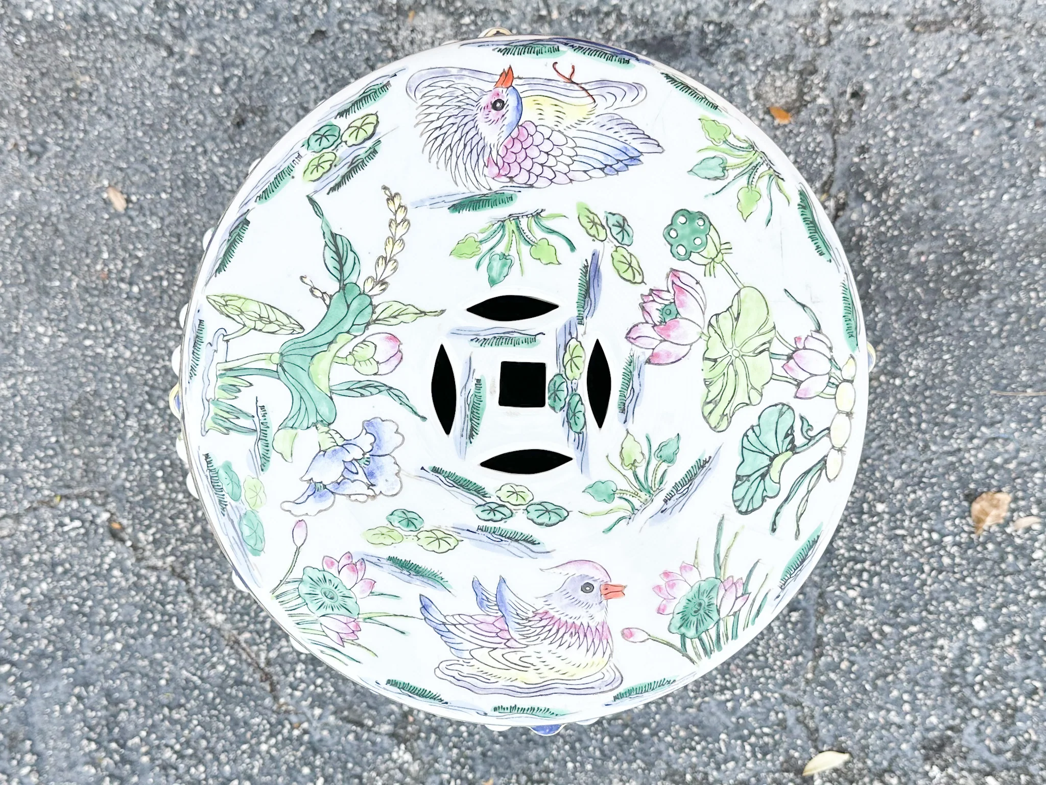 Chinoiserie Chic Garden Seat - Image 6