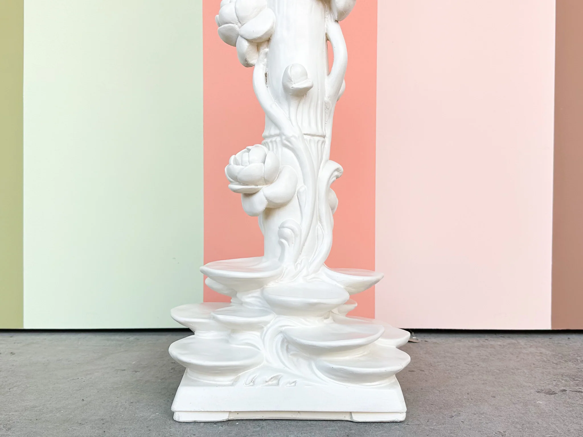 Chinoiserie Chic Lotus Floor Lamp - Image 4