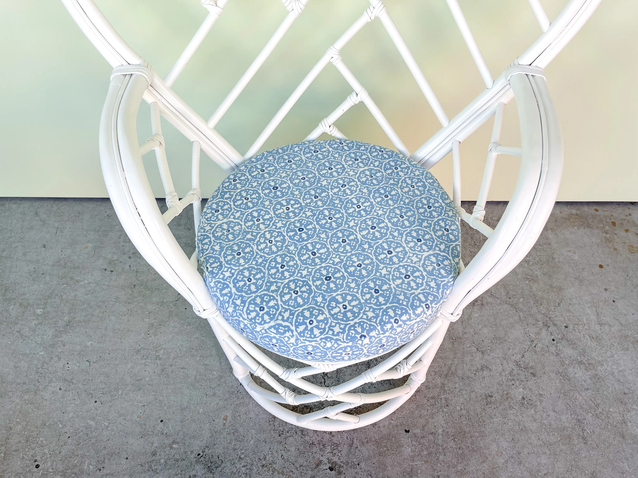 Chippendale Rattan High Back Chair - Image 5
