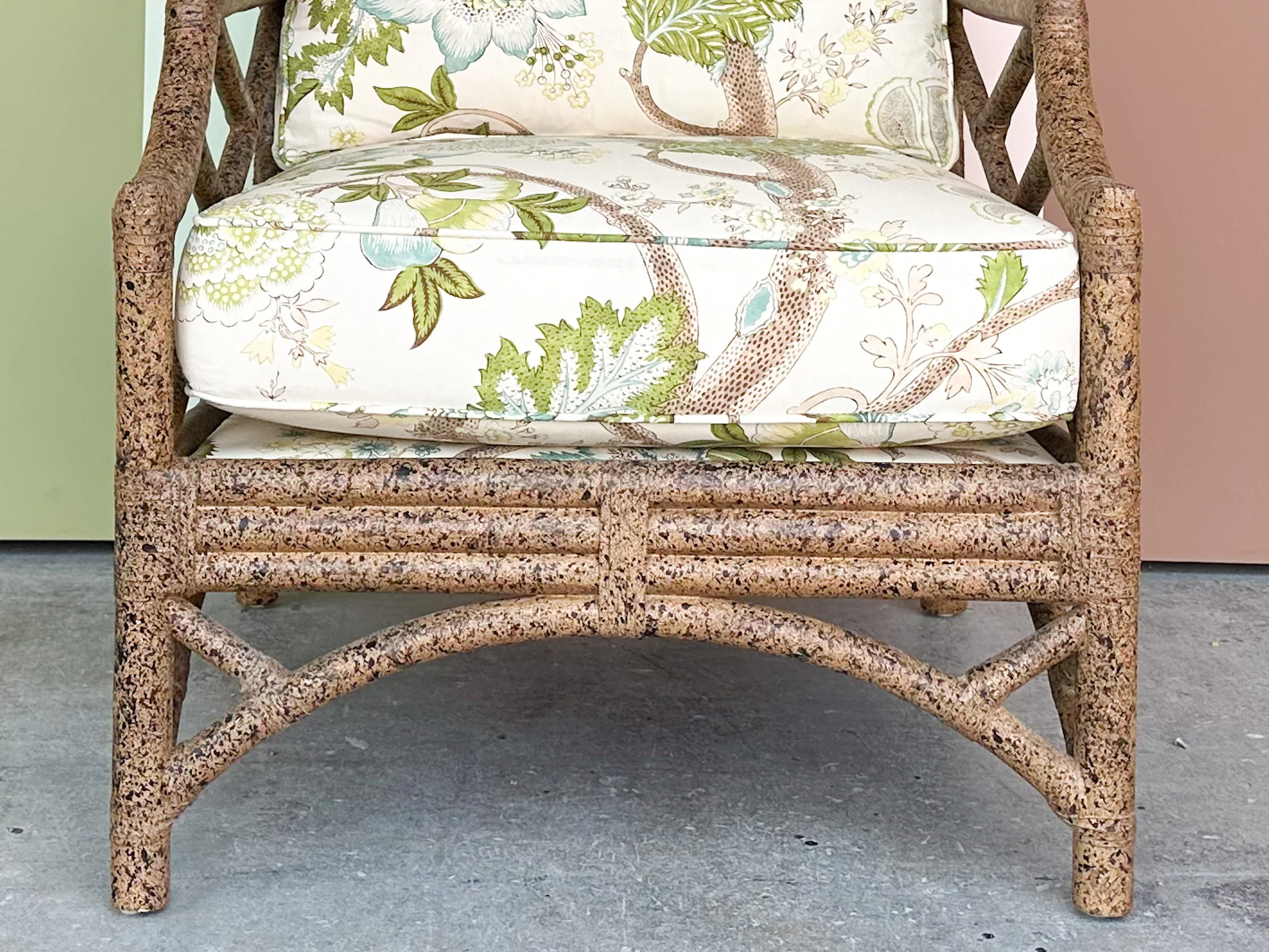 Chippendale Rattan Lounge Chair - Image 10